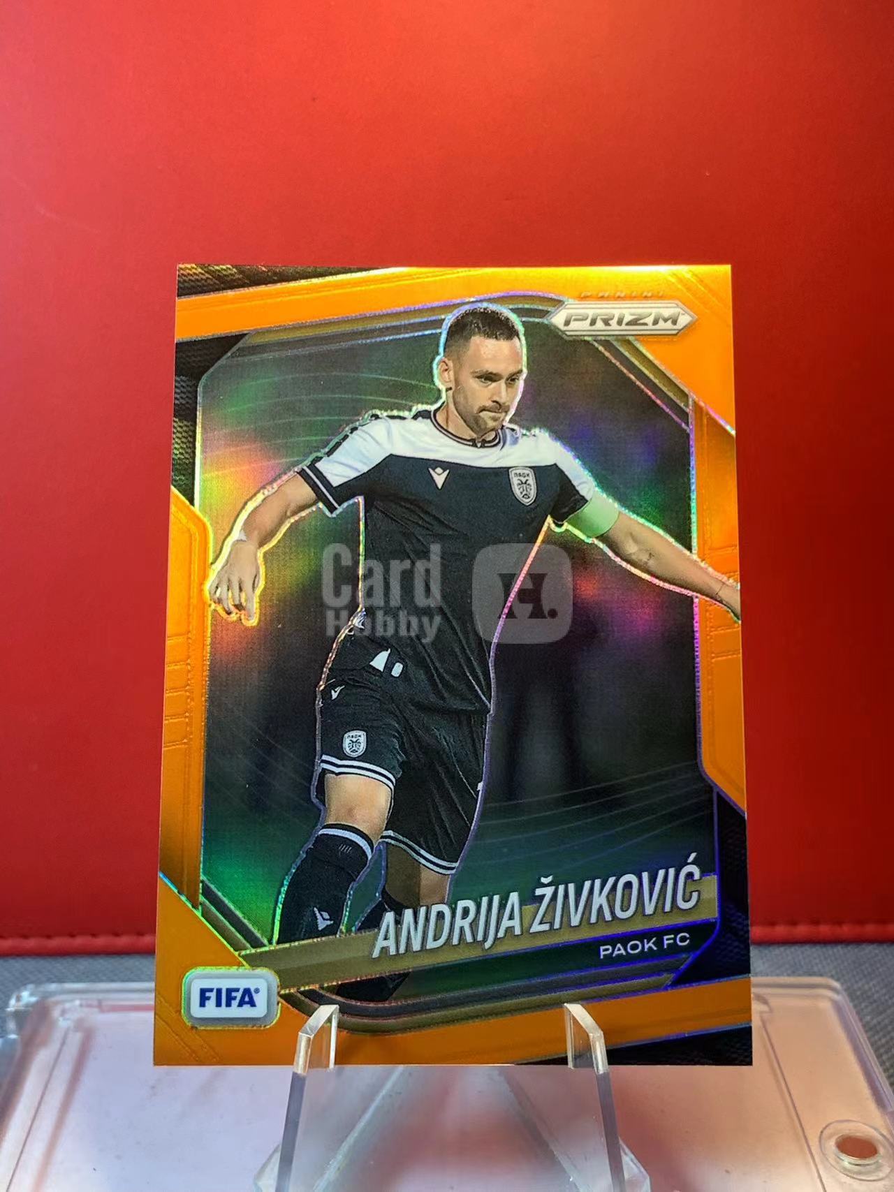 (詹叔代拍)2025-26 Panini Prizm FIFA Andrija Zivkovic 塞萨洛尼基 日夫科维奇 067/125编 卡品如图 顺丰寄付 泰山