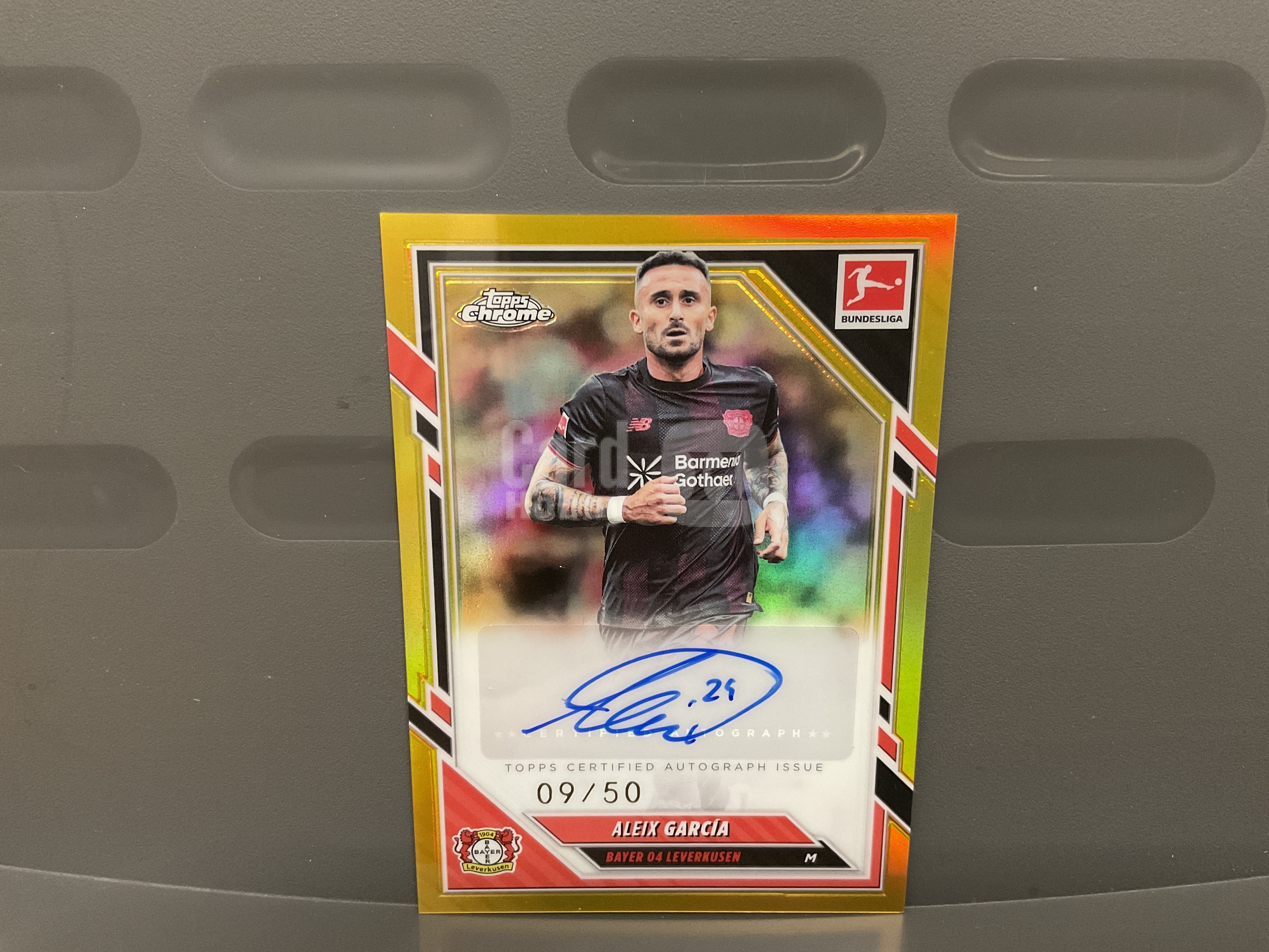 2026 Topps Chrome Aleix Garcia 50编 勒沃库森 加西亚 德甲 签字 低编 亚历克斯 德甲TC 西班牙