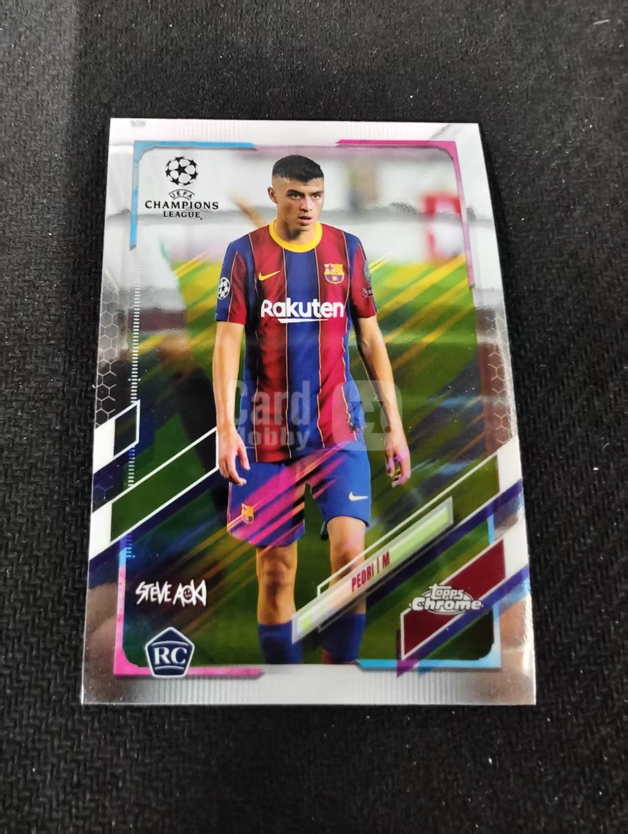 【可合并,不累计】2021 Topps Chrome Pedri RC 欧冠TC 新秀 巴萨 佩德里 不保卡品 介意勿拍 @61