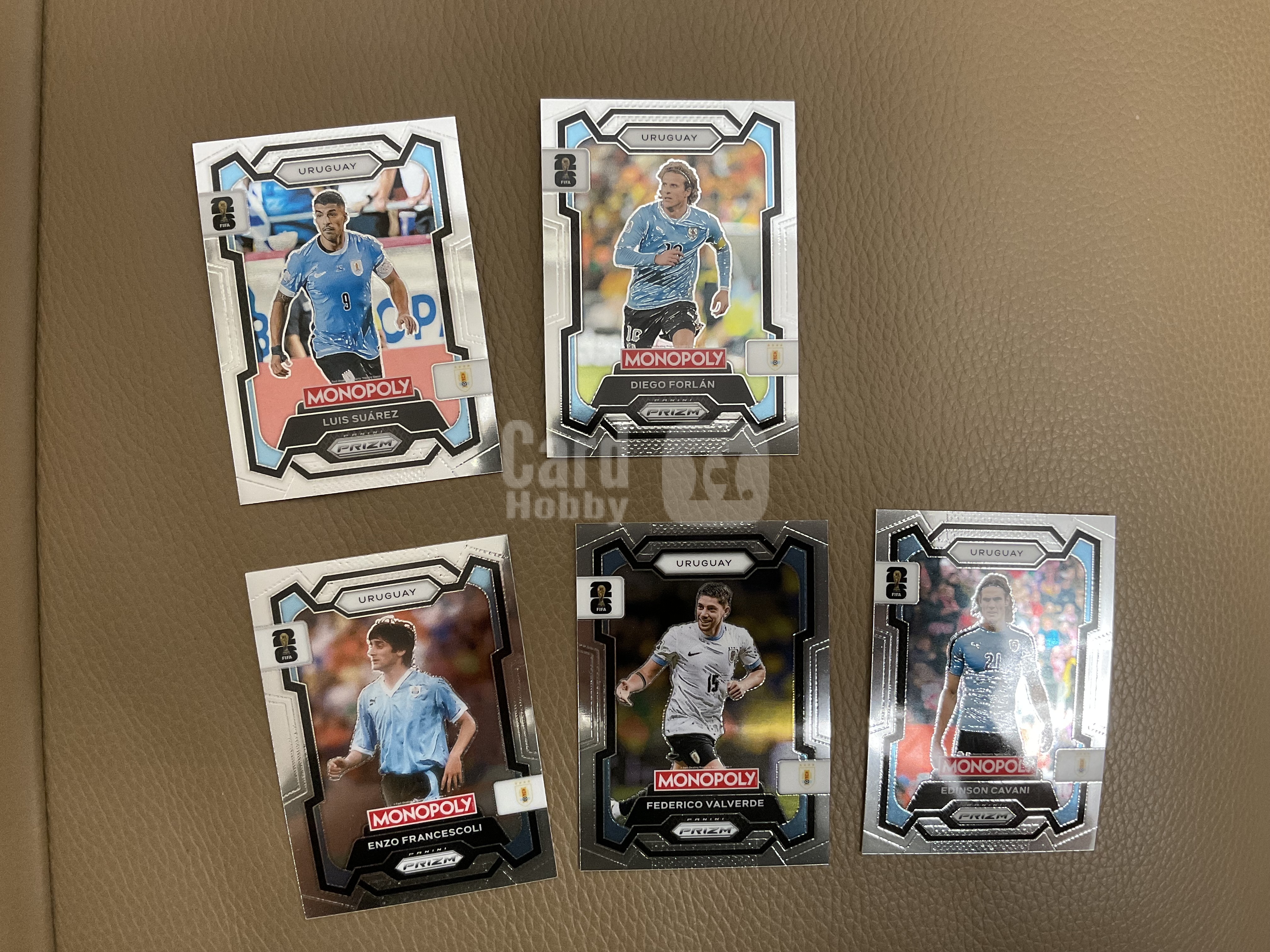 2026 Panini Prizm Monopoly Federico Valverde #16 美加墨世界杯 大富翁 乌拉圭 世界杯 PZ 一组打包5张