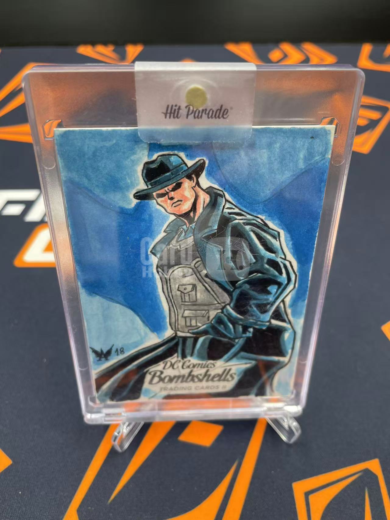 2018 DC Universe Cryptozoic Bombshells 炮火佳丽2 手绘卡 Sketch 【缇缇代拍】 1/1编 蝙蝠侠 Batman 画师 亲笔签名 值得收藏 天空城