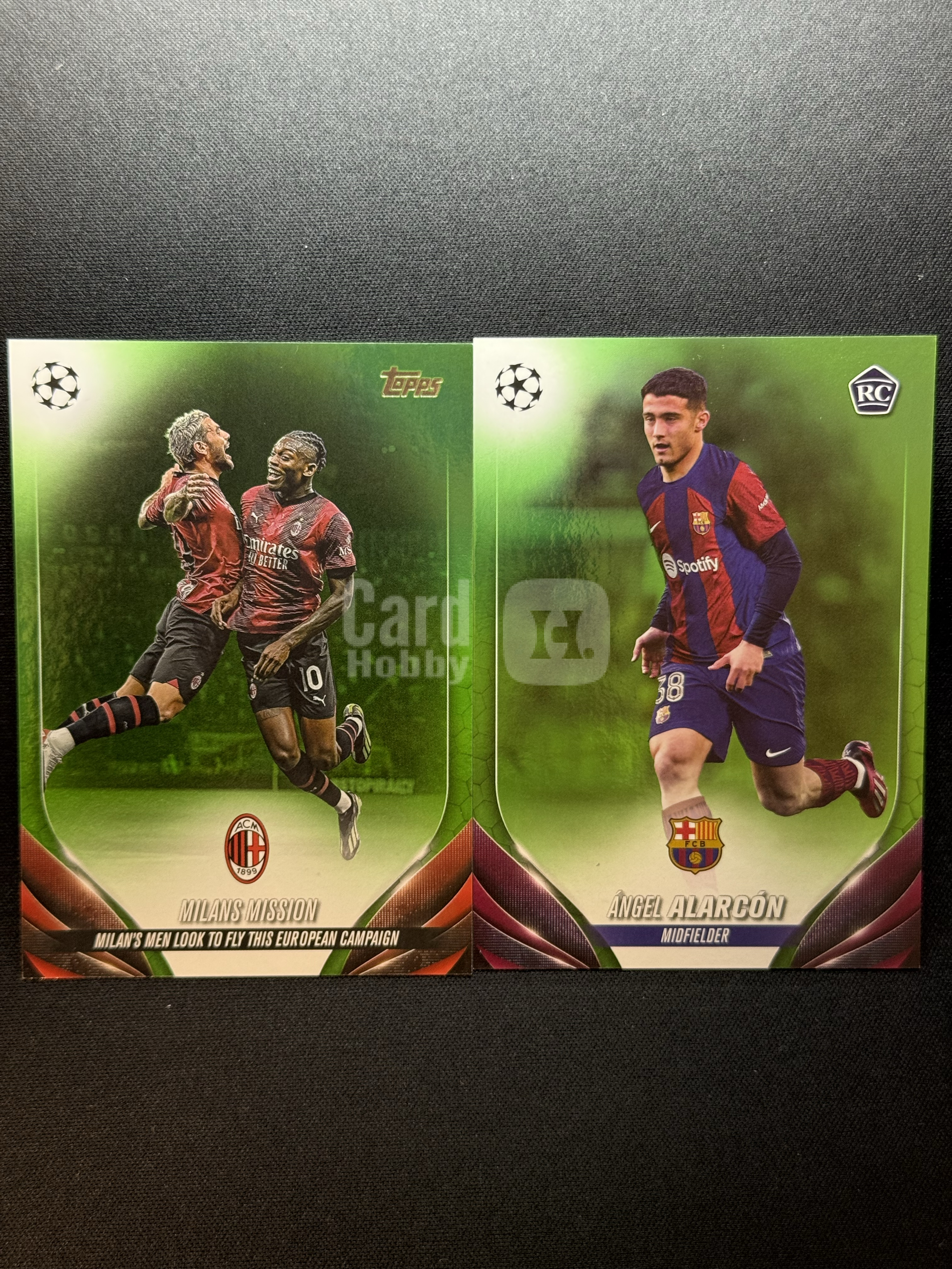 2023-24 Topps UCC Rafael Leao 【小贝代拍】欧战 UCC Ac米兰双人 莱奥 特奥 新秀 阿拉尔孔 /199编 不保卡品 拍前看描述 H MFC