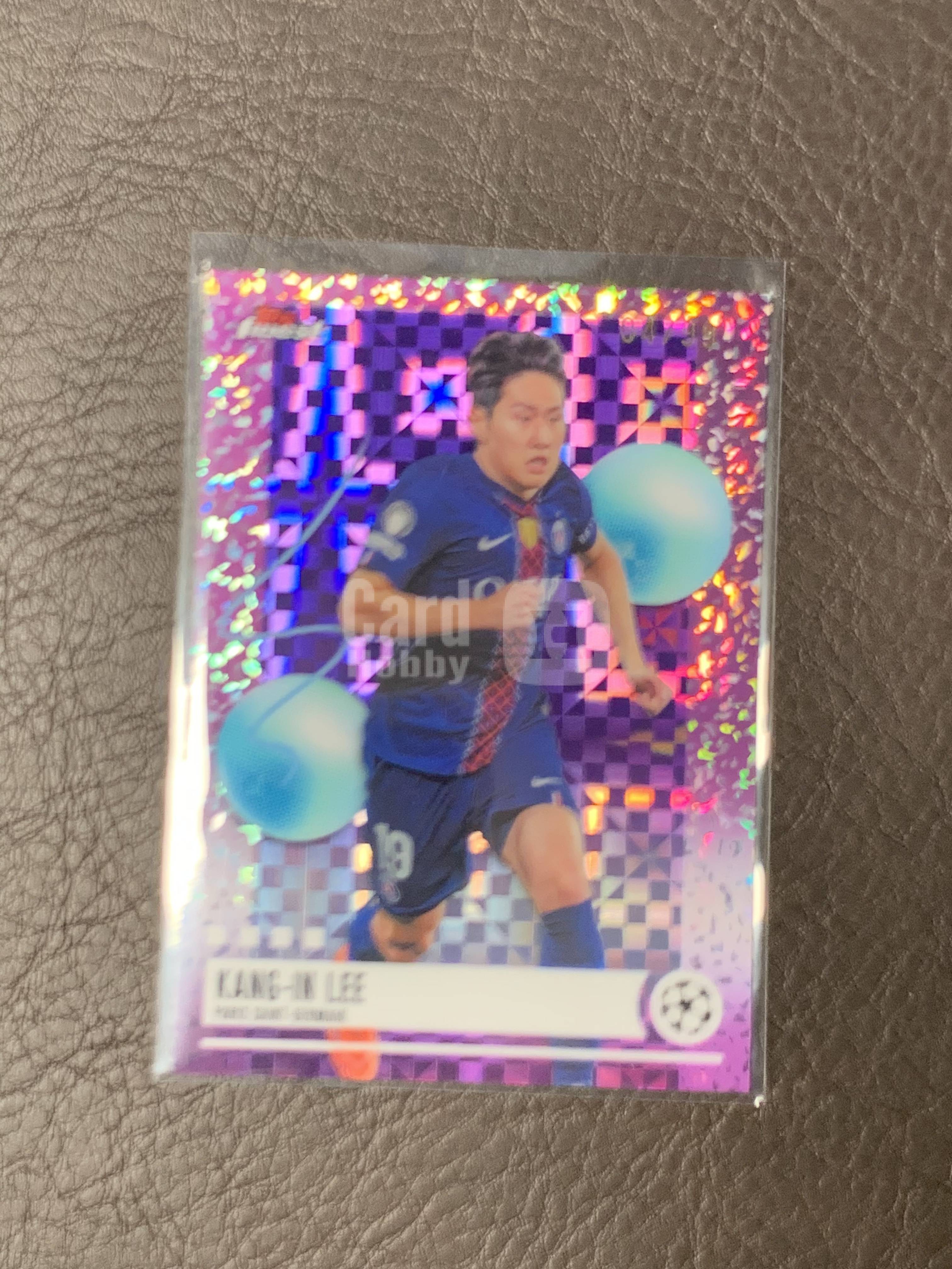 2026 Topps Finest Kang-in Lee #377 欧冠 BASE 4/99 紫折 李刚仁 巴黎 韩国