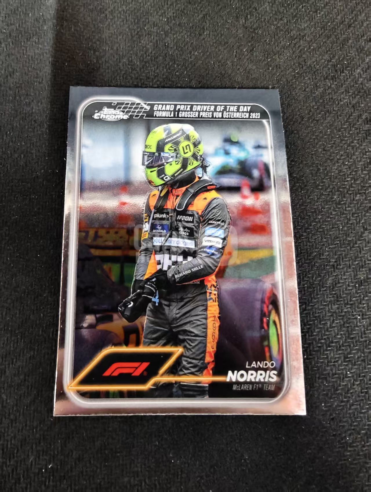 2024 Topps Chrome F1 Lando Norris 诺里斯 迈凯伦 划痕 边角瑕疵 #167