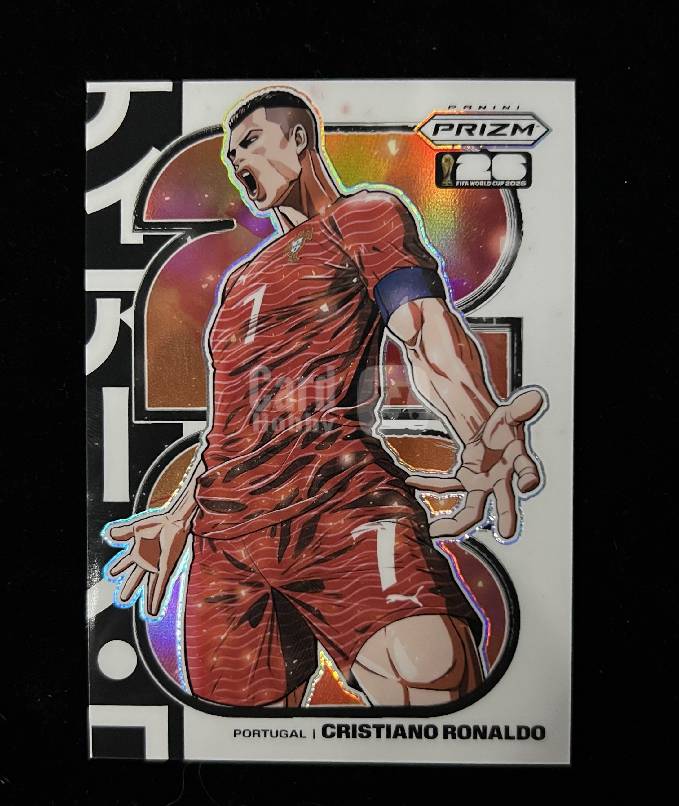 2026 【腕龙精品】 腕龙polo Panini Prizm 美加墨 世界杯 PZ C罗 罗纳尔多 葡萄牙 曼联 漫画 大比例 SSP manga CRISTIANO RONALDO 日漫 全网首张