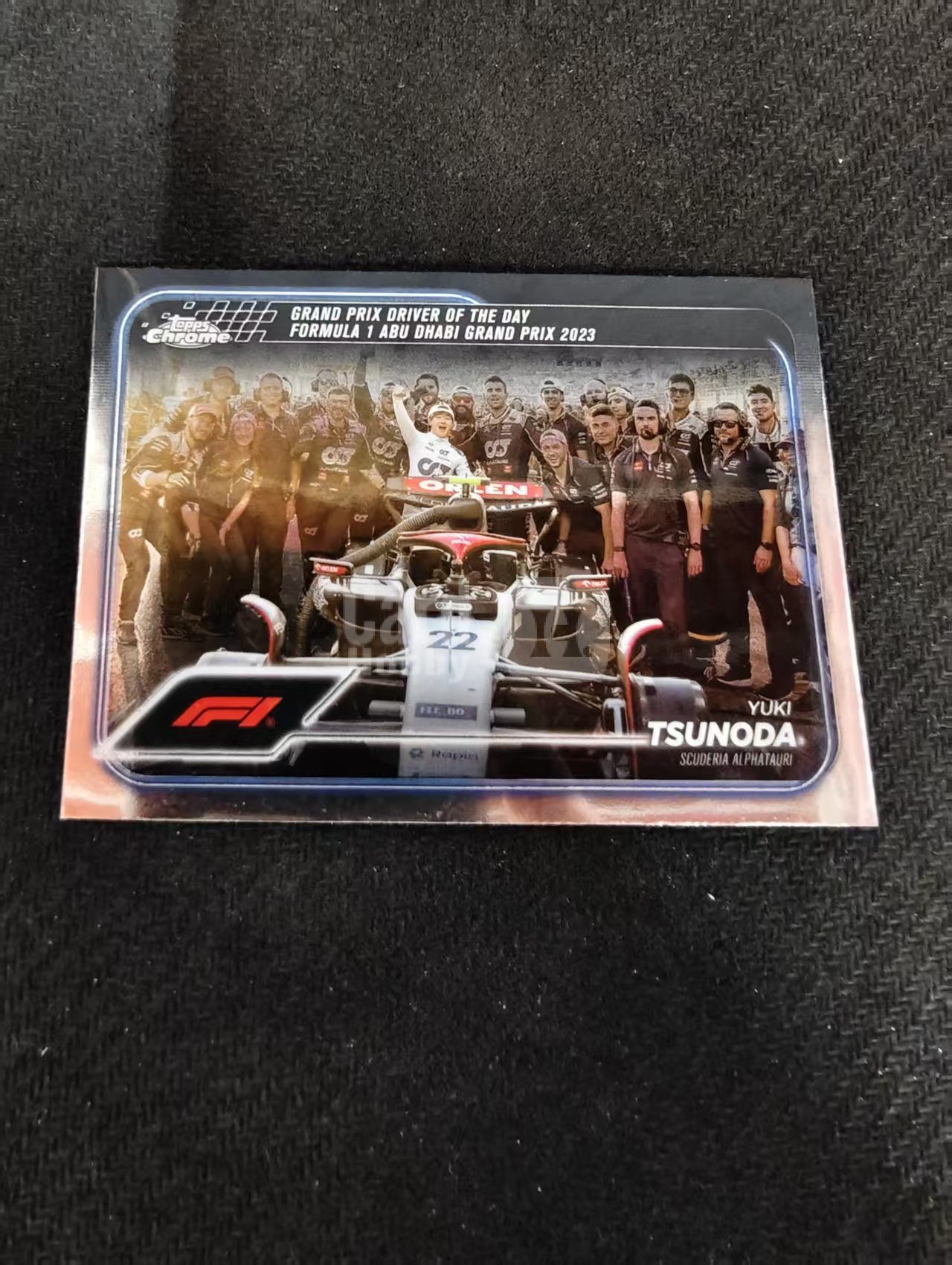 2024 Topps Chrome Yuki Tsunoda TC F1 角田裕毅 日本 红牛二队 划痕 边角瑕疵 #180