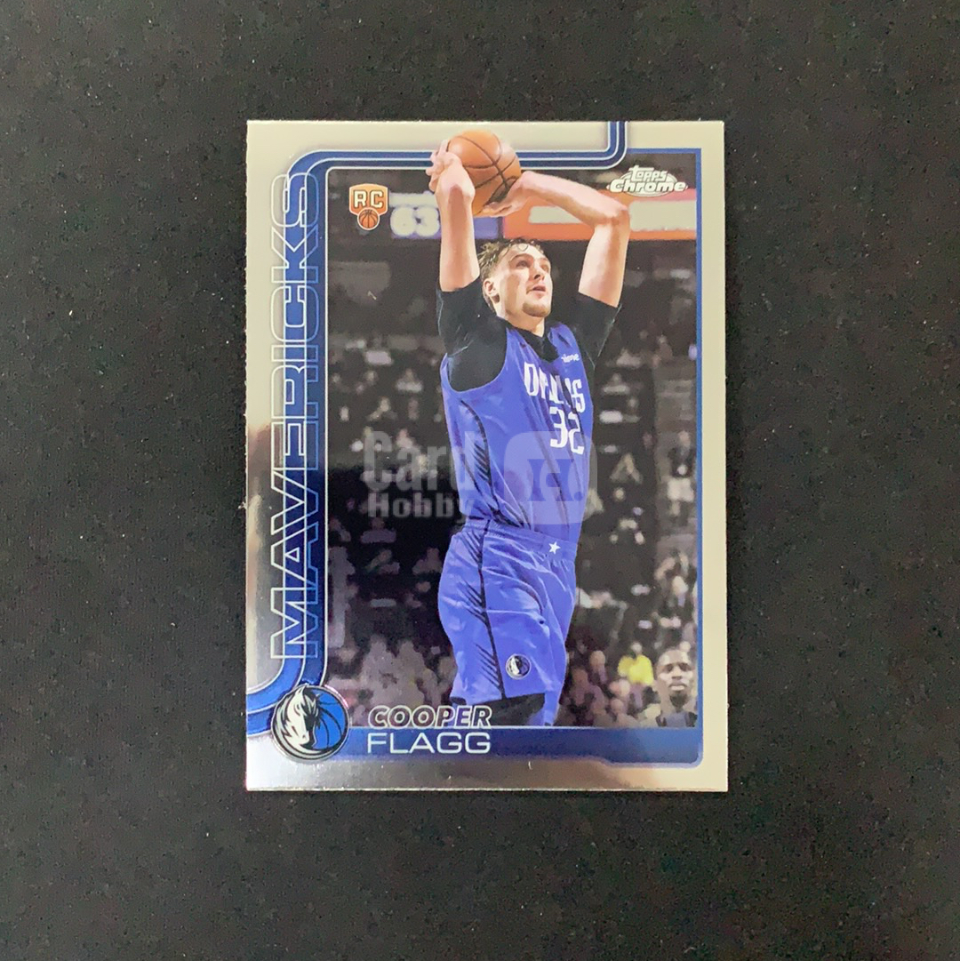 2025-26 Topps Chrome Cooper Flagg RC 【SC拍卖】TC 新秀 独行侠 弗拉格 base 不保卡品收藏必备(翌佑芊翌)
