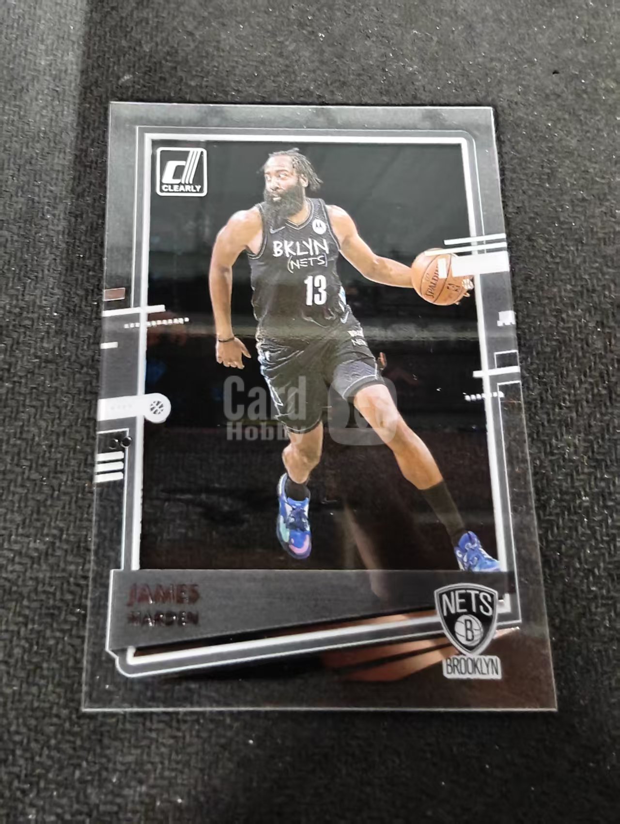 2020-21 Panini Clearly Donruss JAMES HARDEN 詹姆斯 哈登 篮网 杜蕾斯 胶片 划痕 边角瑕疵 #8