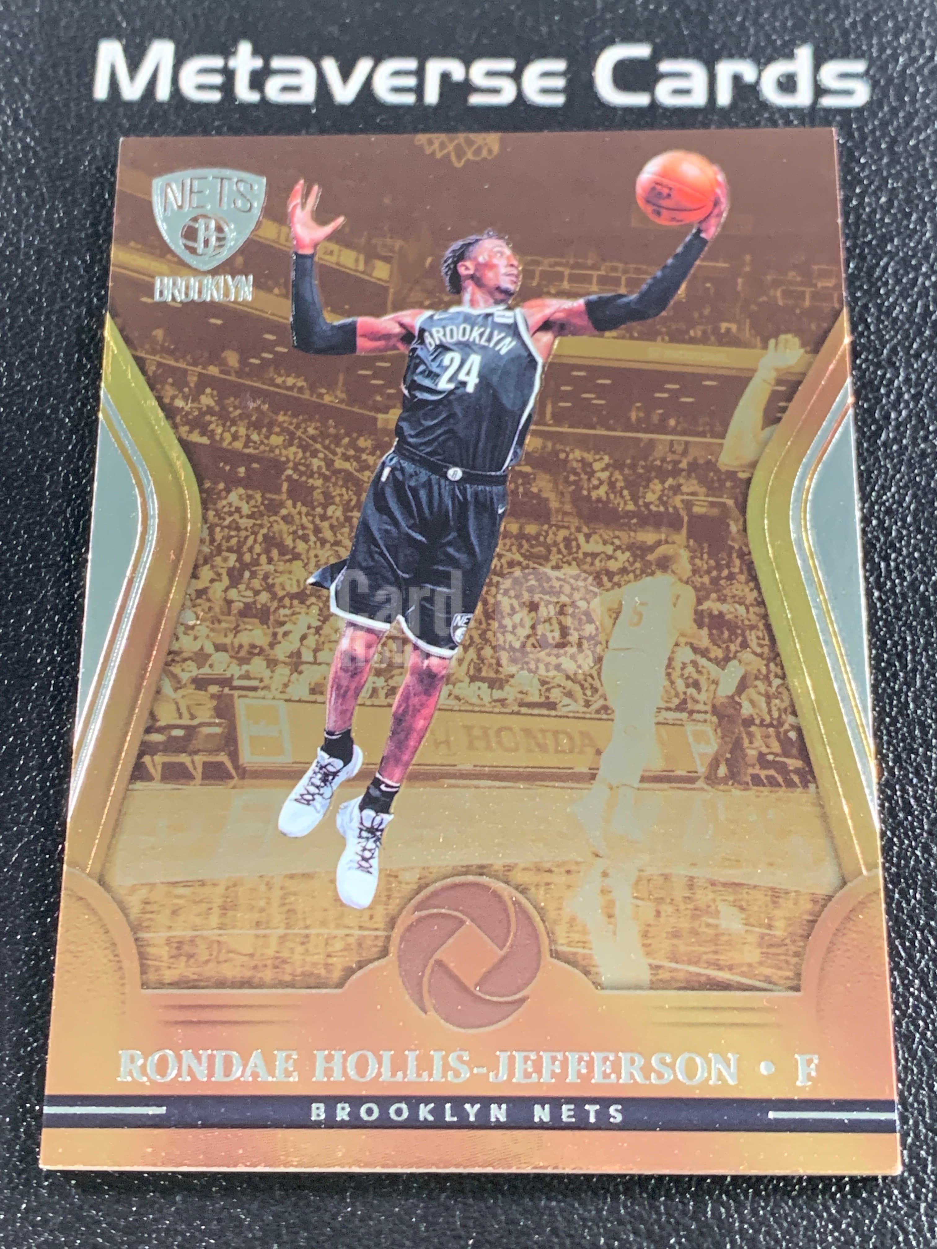 【元宇宙拍卖】闲堂掌柜002：2017-18 Panini Opulence Rondae Hollis Jefferson 金书 篮网 朗戴 霍利斯 杰弗森 base 银平行 25/25编 尾编 1/1 微瑕如图 收藏必备