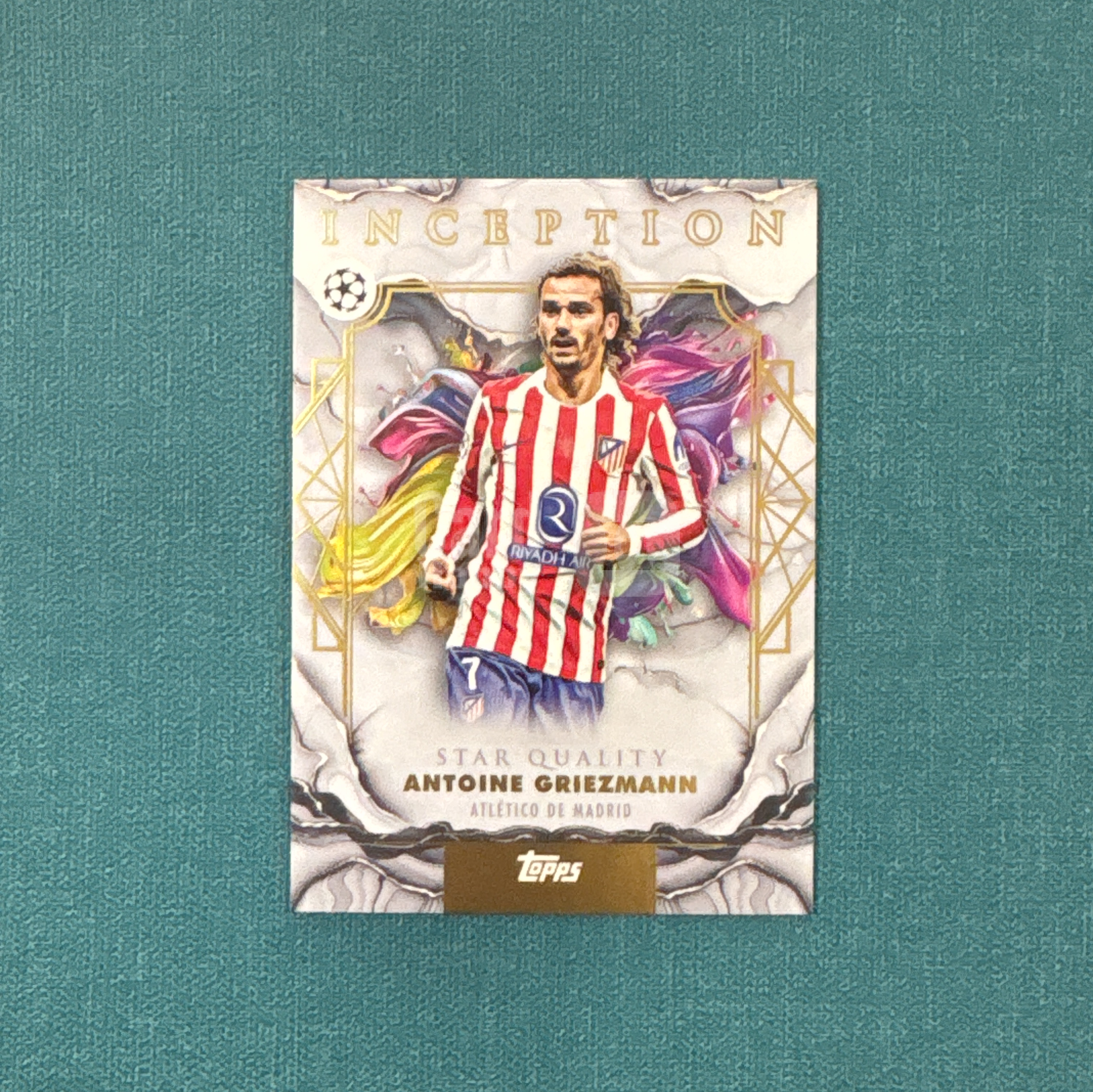 2025-26 Topps Inception 欧战 盗梦 Antoine Griezmann 格列兹曼 base 马德里竞技 马竞 卡品如图 YFX