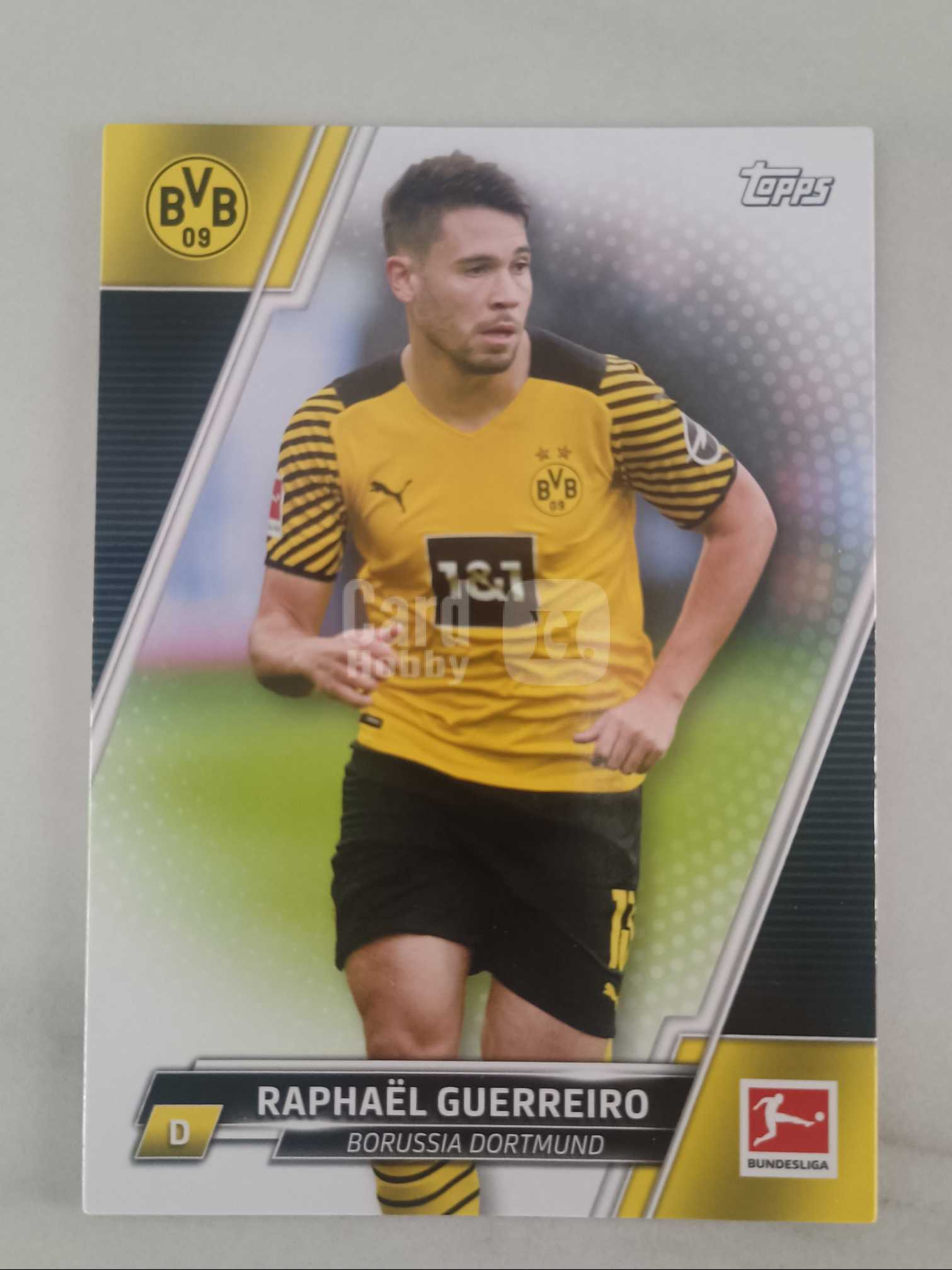 2022 Topps BUNDESLIGA Raphael Guerreiro 【接代拍】BUNDESLIGA base 纸卡 拉斐尔·格雷罗 葡萄牙🇵🇹 多特蒙德 拜仁慕尼黑 队迷人迷 收藏凑套