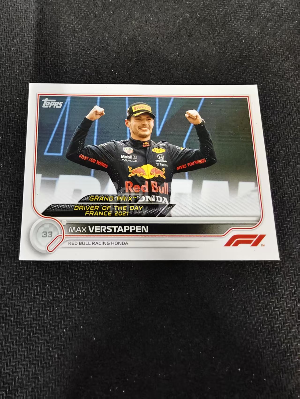 2022 Topps Chrome F1 Max Verstappen 维斯塔潘 红牛 划痕 边角瑕疵 @179