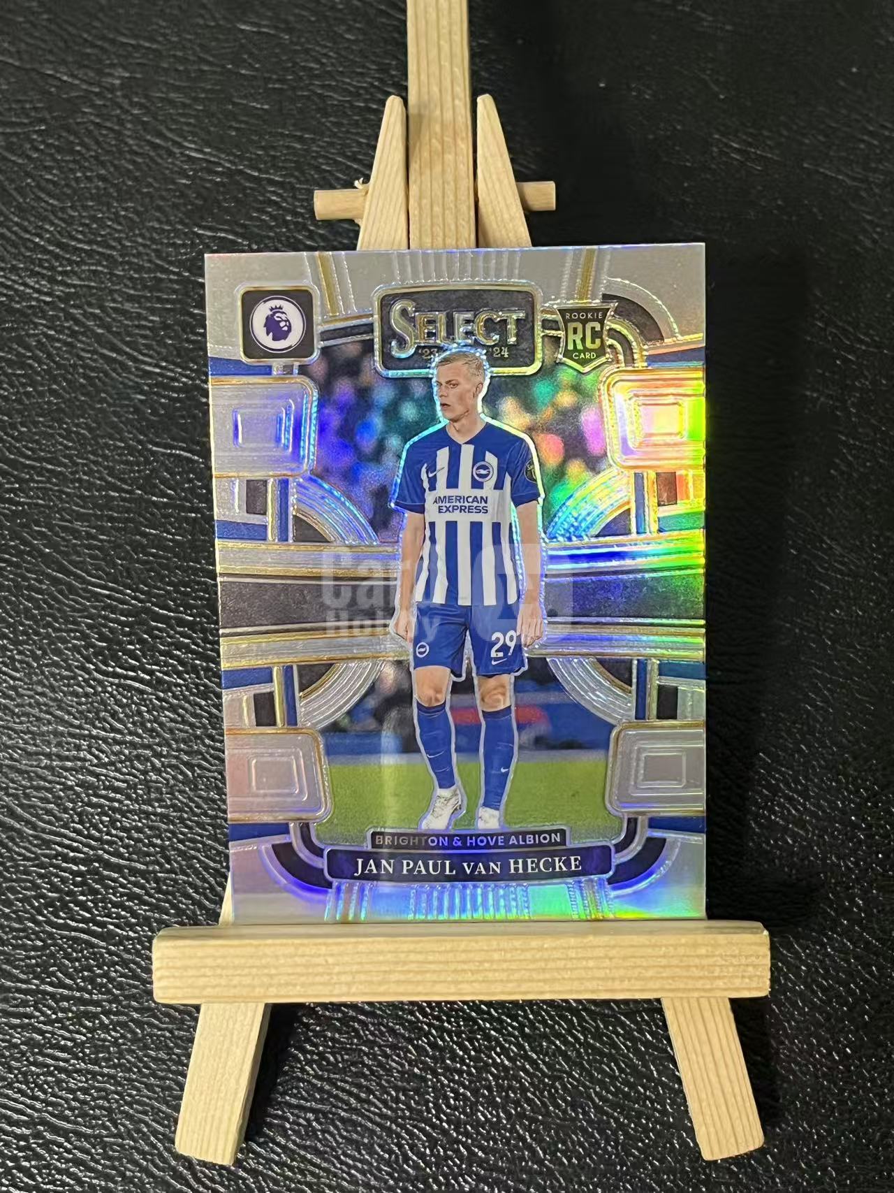 2023-24 Panini Select jan paul van hecke RC 范海克 新秀 布莱顿 英超 银折 实卡精美 卡品如图 LA-2