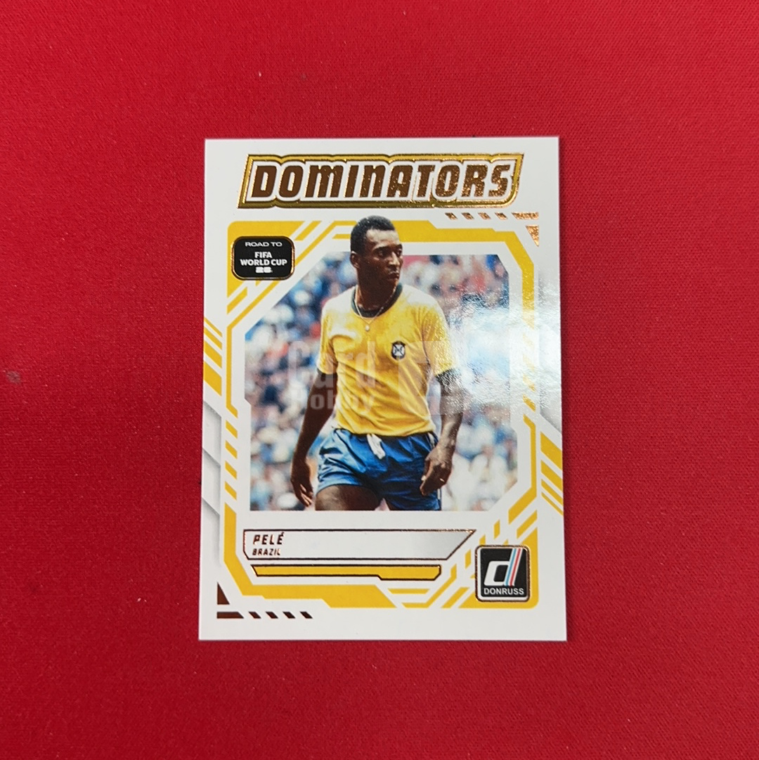 【四喜代拍】2025-26 Panini Donruss 世界杯 杜蕾斯 Pele 贝利 巴西 球王 1 DOMINATORS特卡 卡品如图(polo)