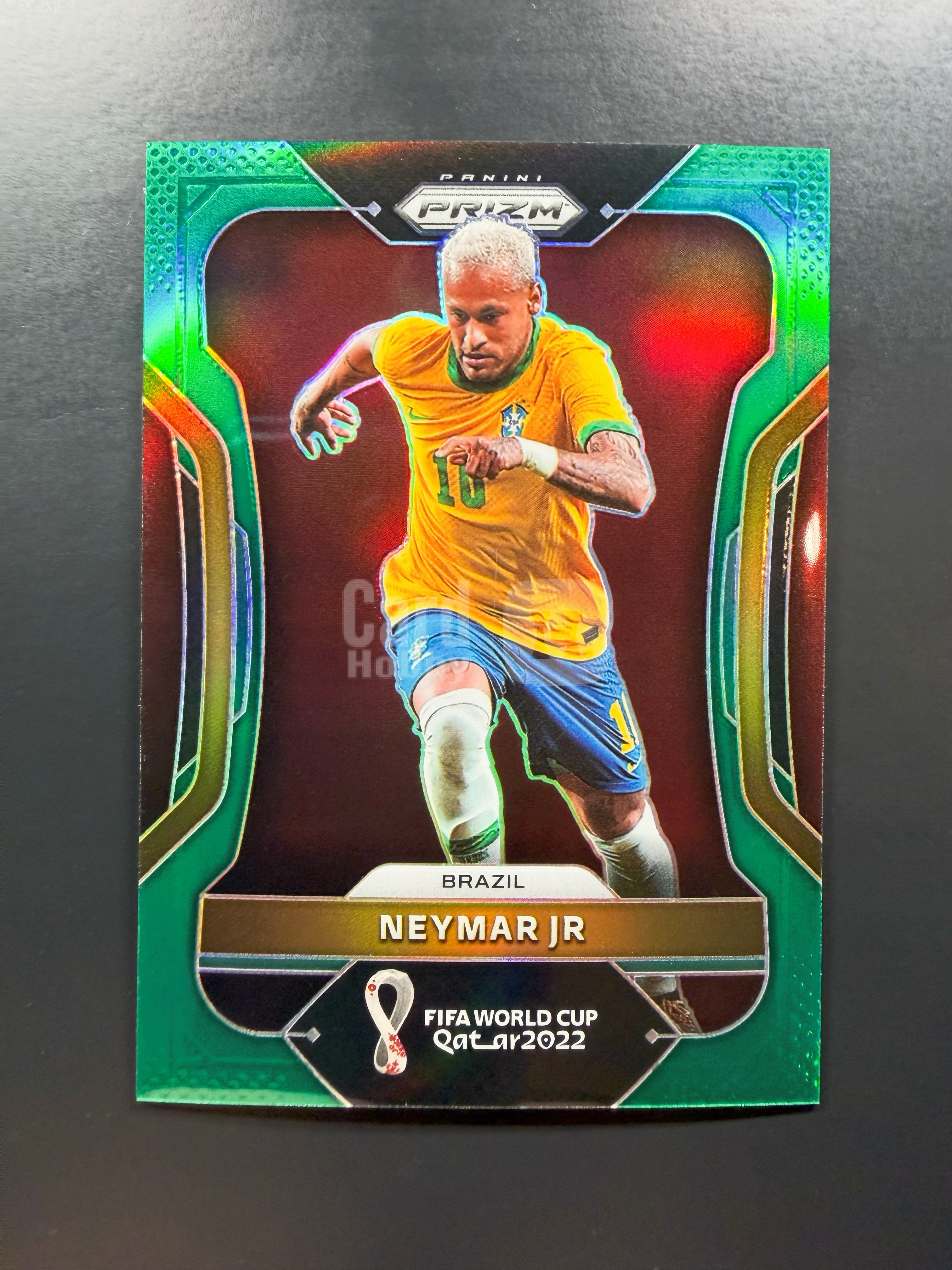 2022 Panini World Cup Prizm Neymar 世界杯 内马尔 /5编 绿折 Base 巴萨 巴塞罗那 FCB 巴西 巴黎 卡品如图 梅西 队友 亚马尔 偶像 持续大涨 江枫拍卖