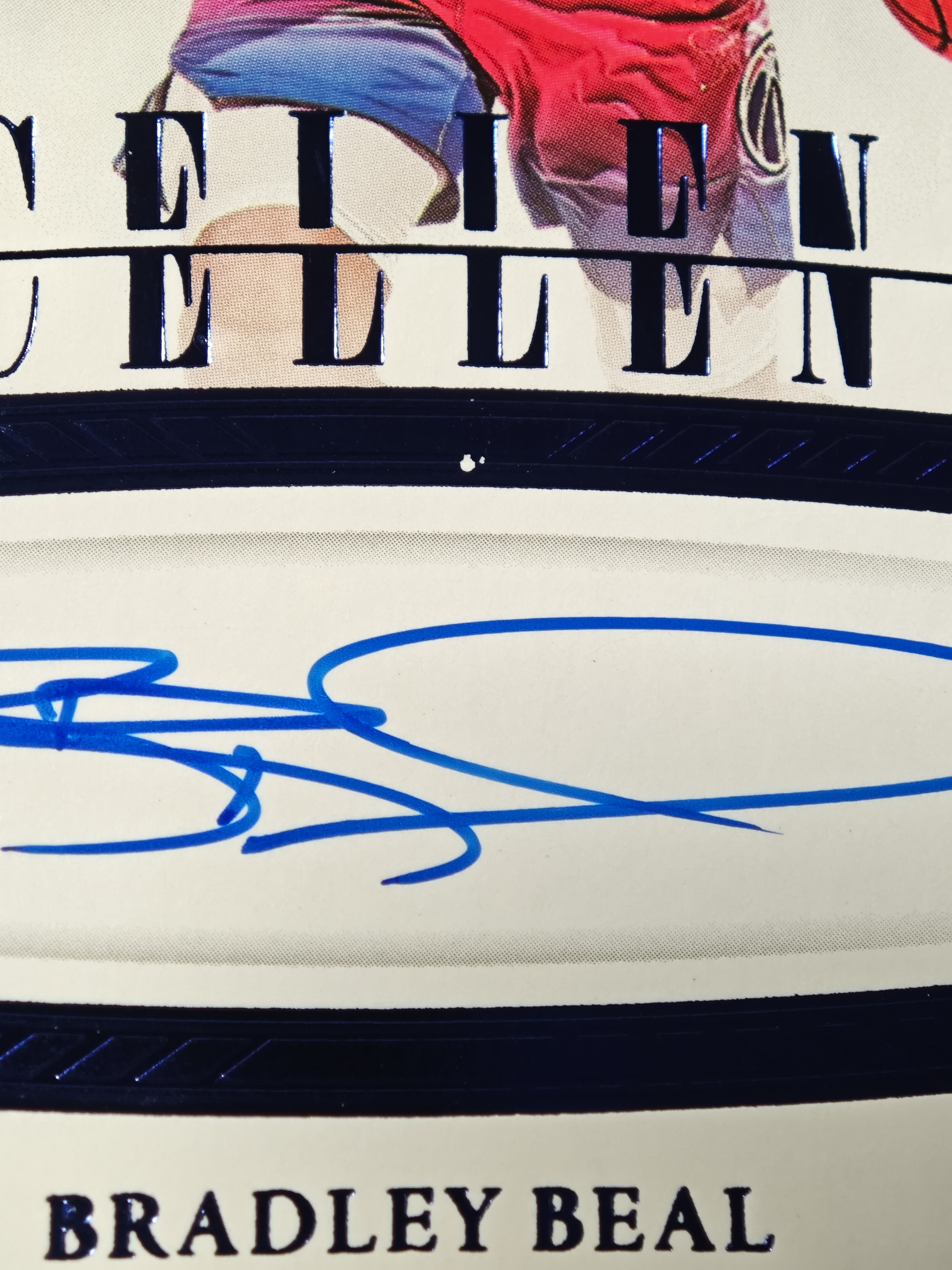 2022-23 Panini Flawless Bradley Beal 快船 布拉德利 比尔 手提 8编 低编 签字 哈登 伦纳德 队友 微瑕如图