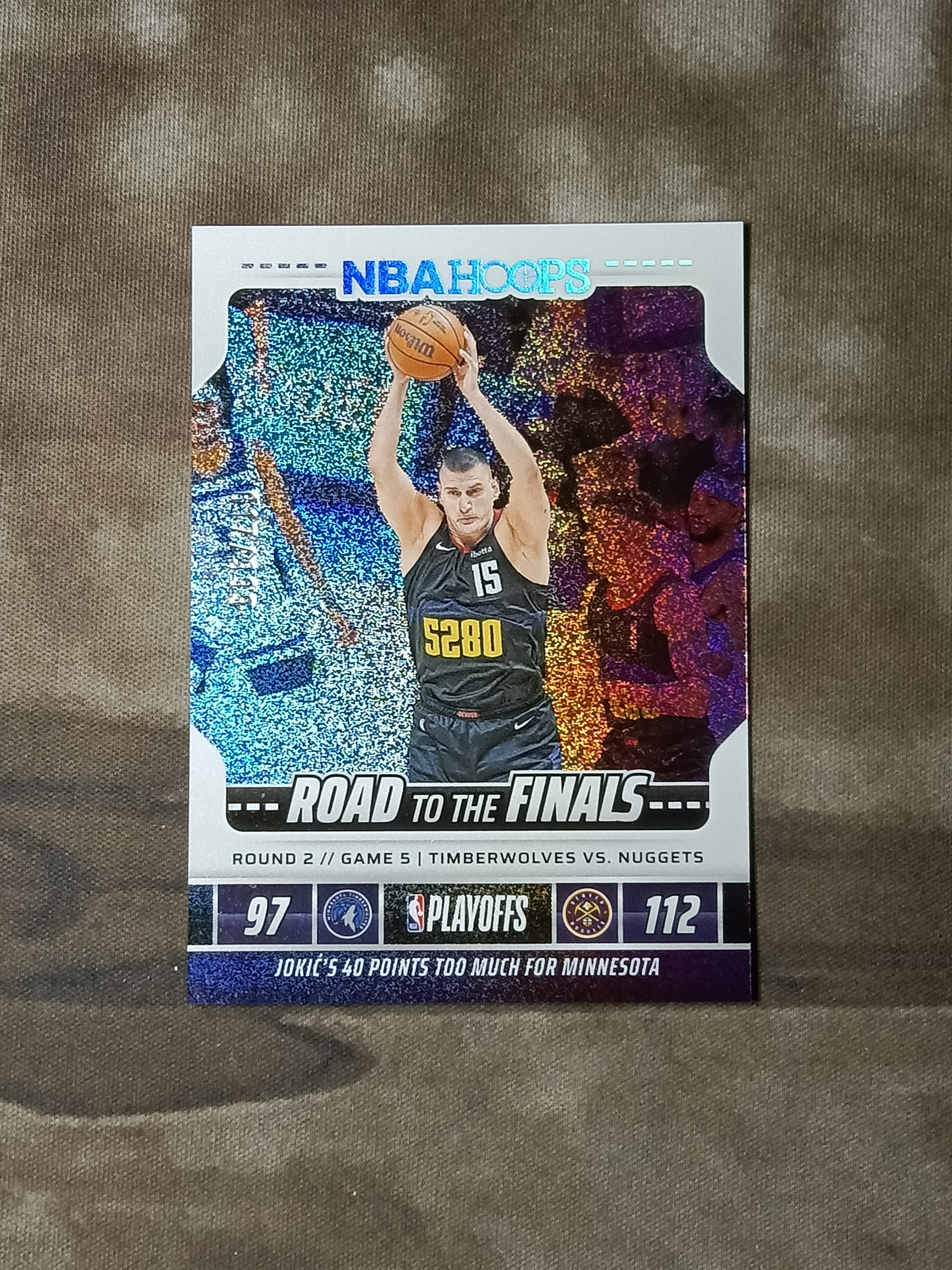 2024-25 Panini hooos Nikola Jokic 尼古拉 約基奇 限量卡 999編 冠軍之路 磨砂折 五花肉 約老師 掘金【滬滬通】