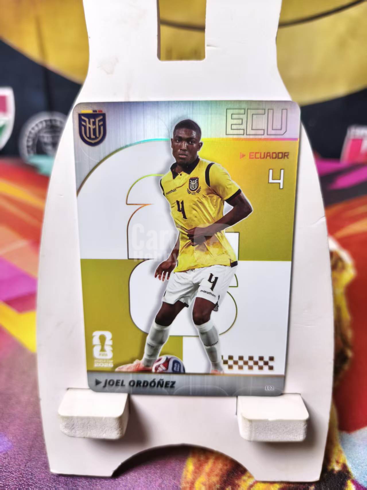 2026 Panini World Cup 卡游 帕尼尼 世界杯超凡盒 厚卡 299编 折射 厄瓜多尔奥多涅斯 代编 base收藏凑套必备 NN