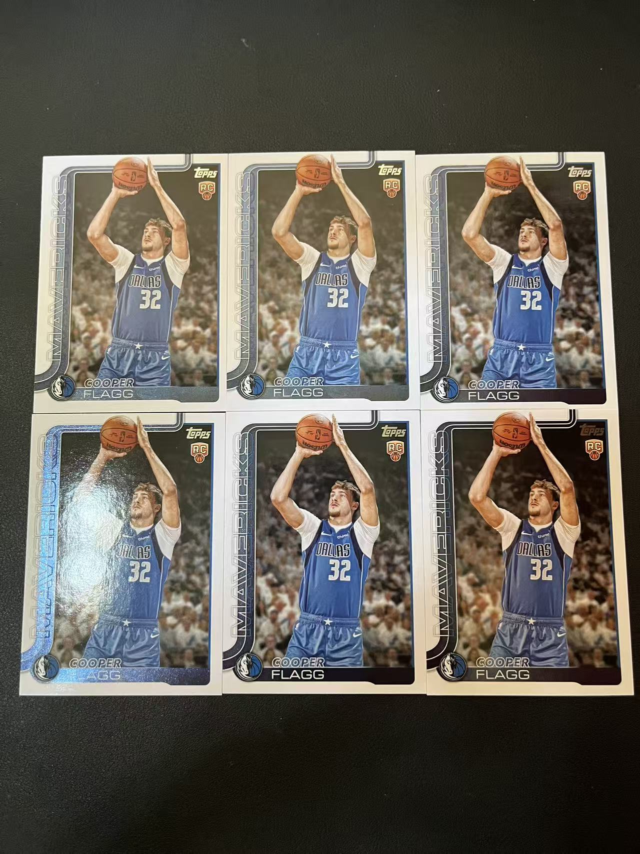 2025 Topps Flagship Cooper Flagg RC 独行侠 库珀 弗拉格 base 新秀 状元 美国之子 6张 卡品如图 龙龙龙
