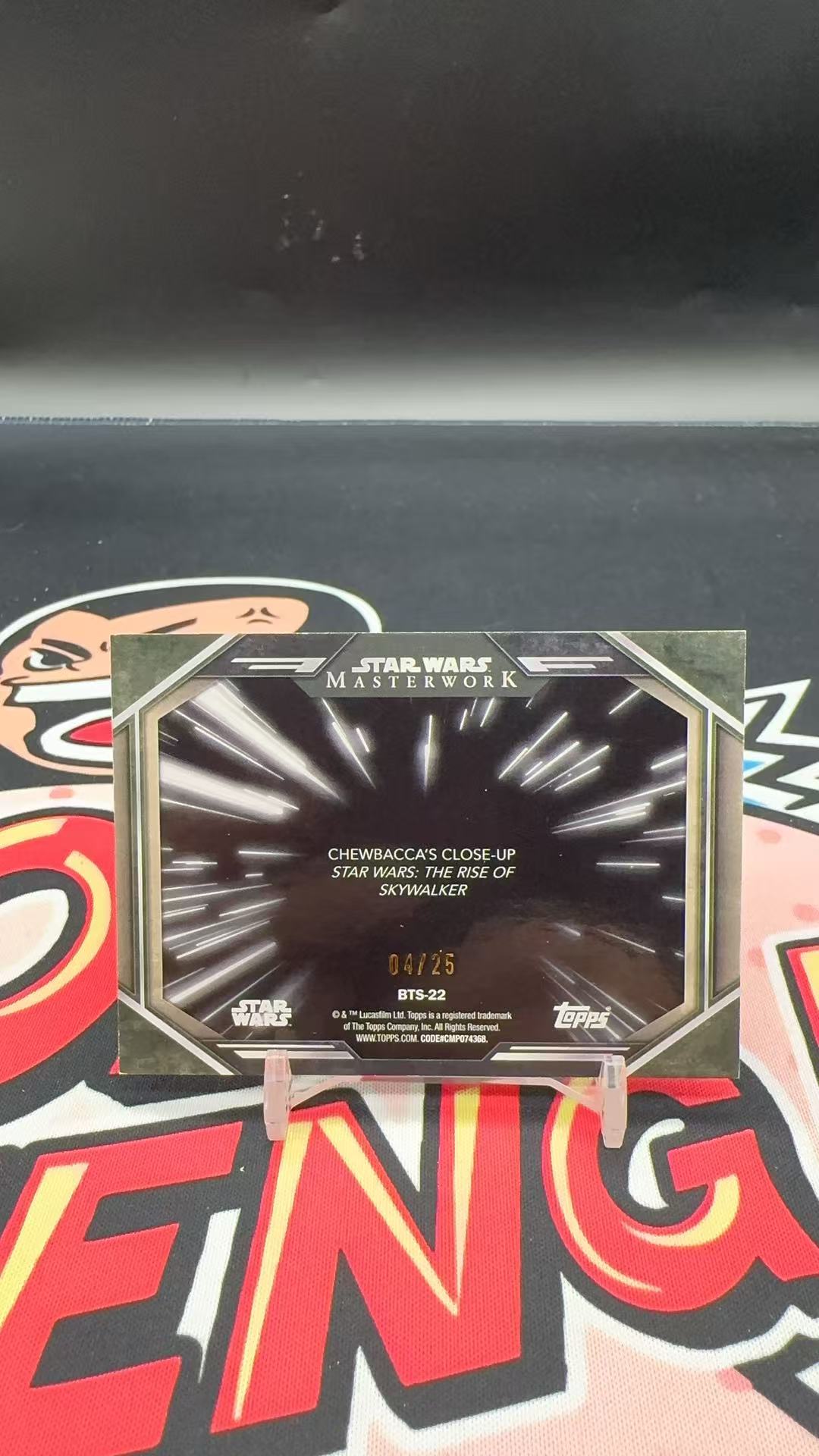 【玩具坑】2024 Topps Star Wars Masterwork 星球大战 大师系列 幕后特卡 25编 皮革纹理 #BTS-22