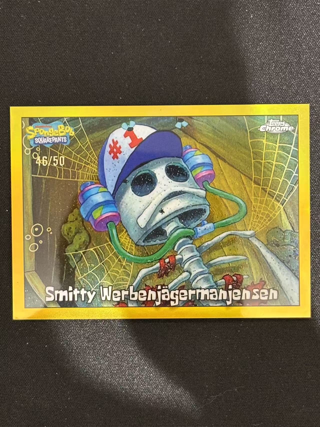 2025 Topps SpongeBob SquarePants Smitty Werbenjagermanjensen Chrome 海绵宝宝25周年 沃本耶格曼詹森 金折 50编 卡品如图 - 顾