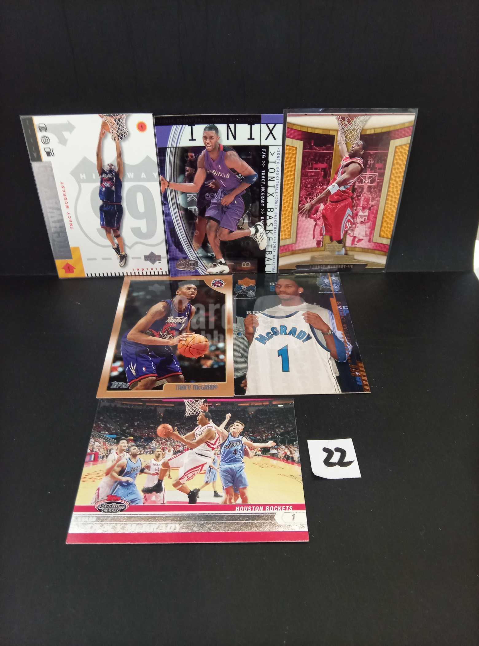 【DC拍卖】7.19 特雷西・麦克格雷迪 6 张球星卡合集 Upper Deck/Topps 猛龙 / 魔术 / 火箭队 多系列老卡
