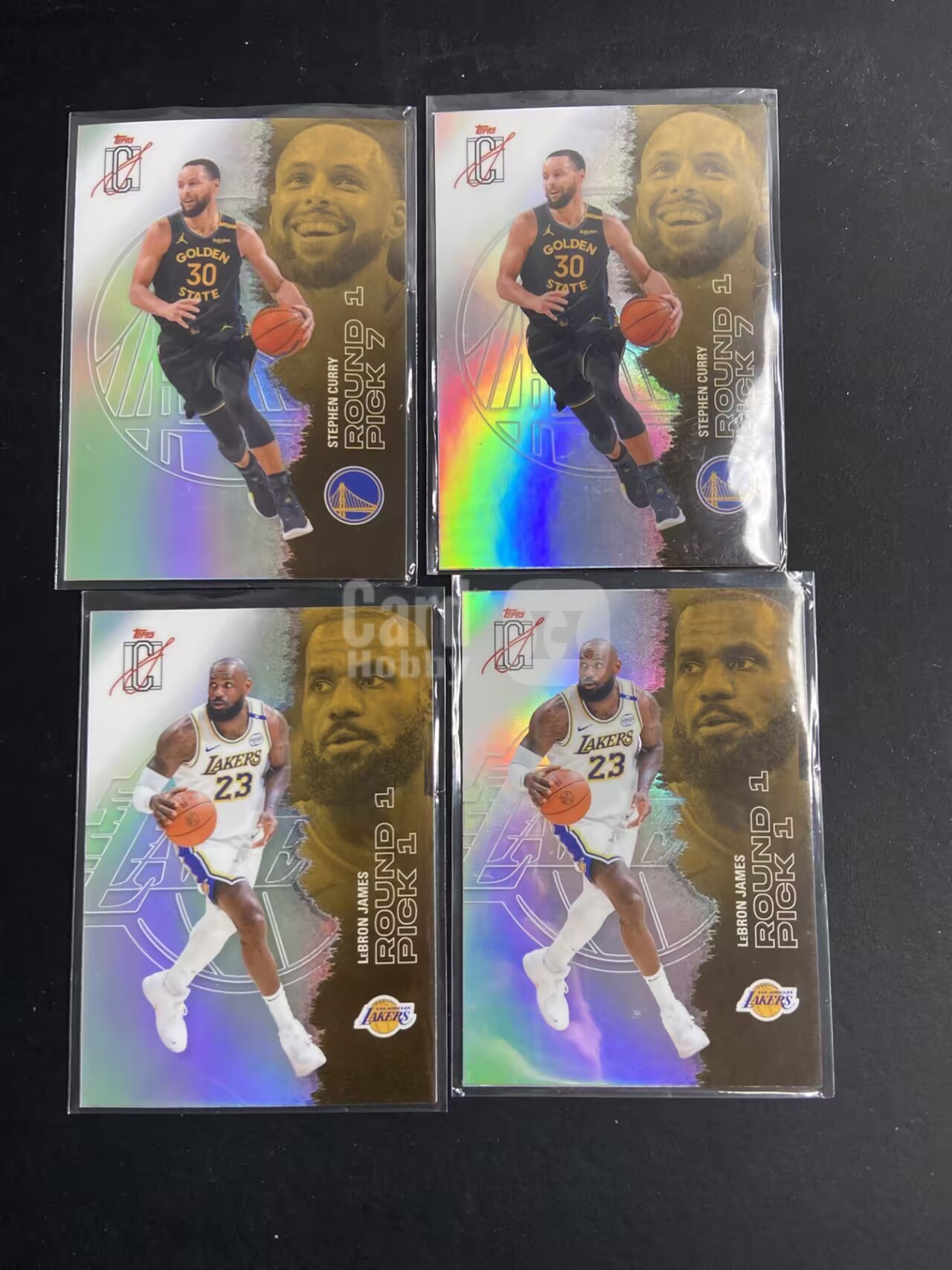 2025-26 Topps Signature Class Stephen Curry【肥猫代卖】Chan 斯蒂芬 库里 勒布朗 詹姆斯 银折 折射 4lot打包