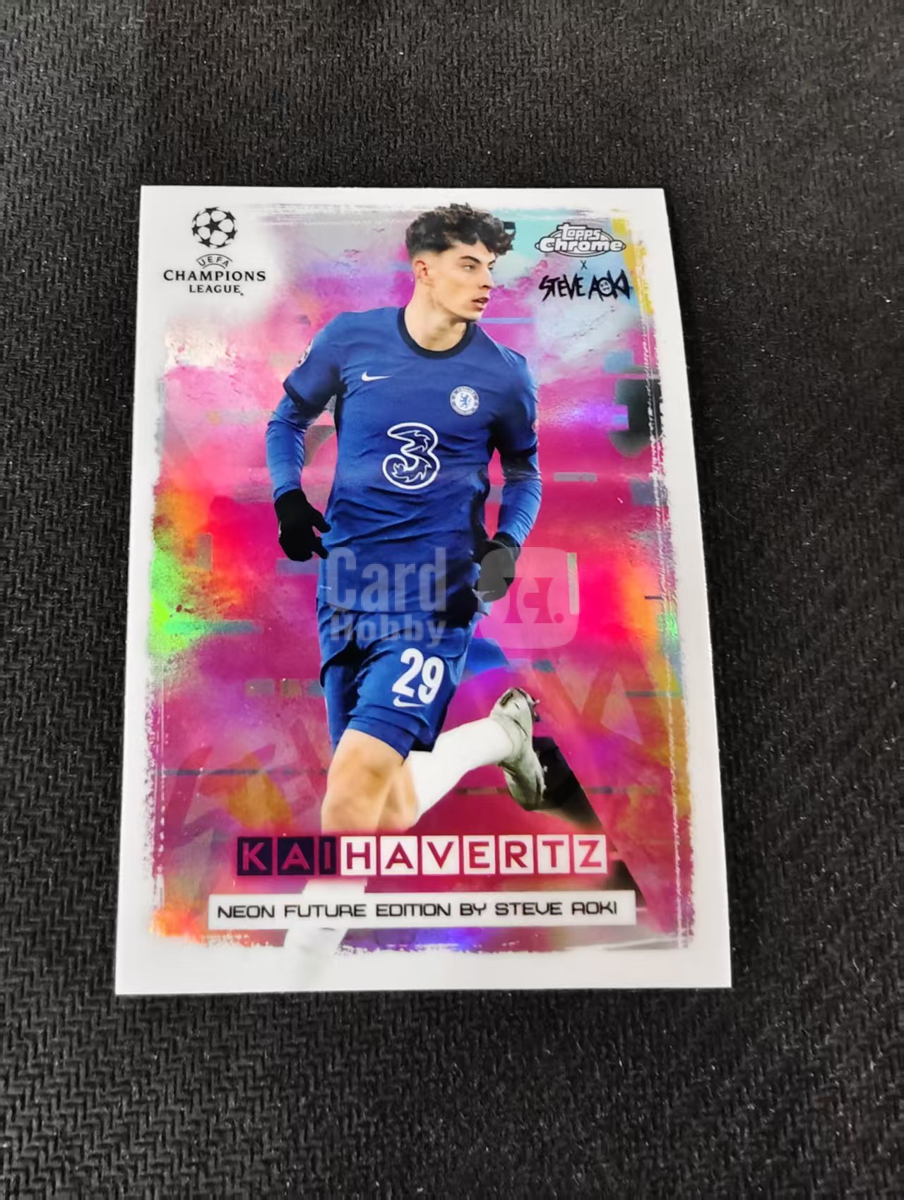 【可合并,不累计】2021 Topps Chrome Kai Havertz 切尔西 哈弗茨 欧冠 电音 联名 大比例 特卡 欧冠 银折 不保卡品 介意勿拍