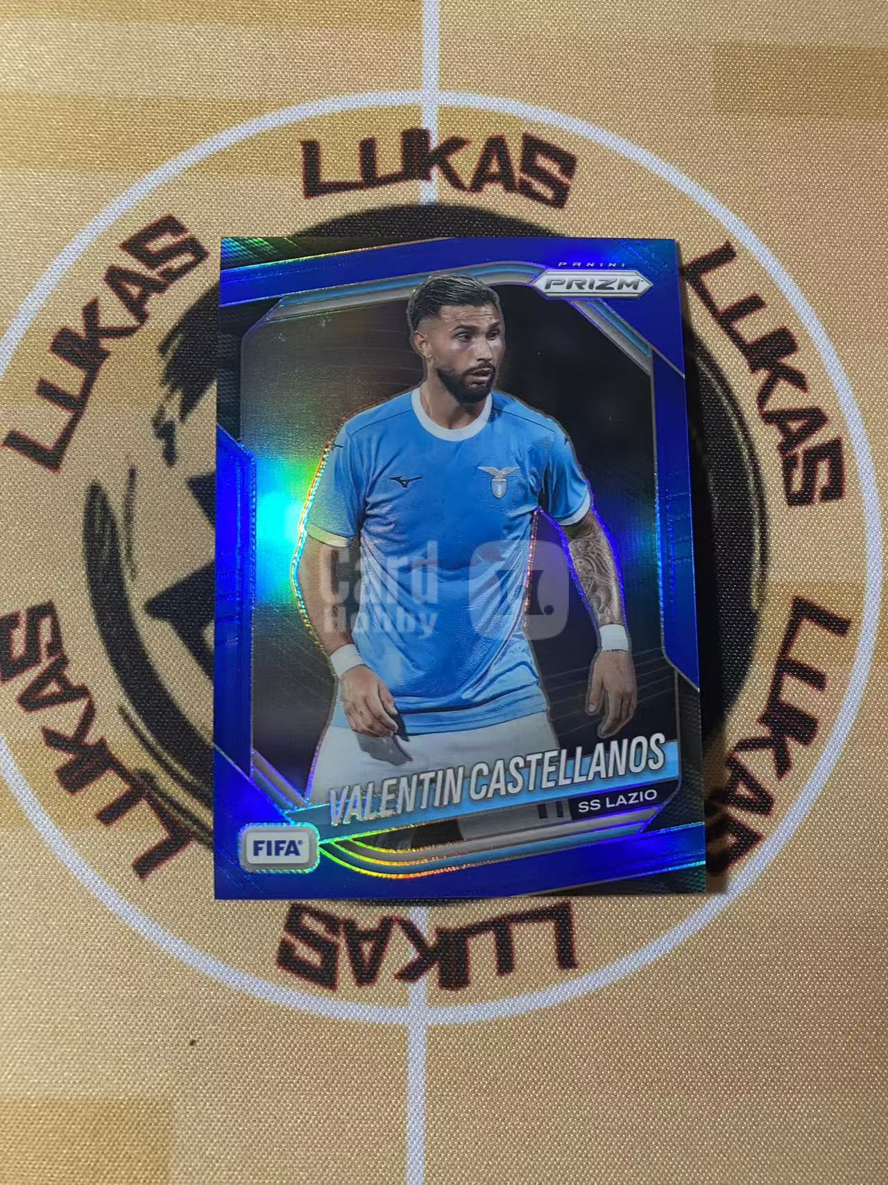 2025-26 Panini Prizm FIFA Valentin Castellanos 撸卡厮 Lukas 世界杯 pz 西汉姆联  阿根廷 国脚 瓦伦丁 卡斯特拉诺斯 199编 蓝折 （nq）