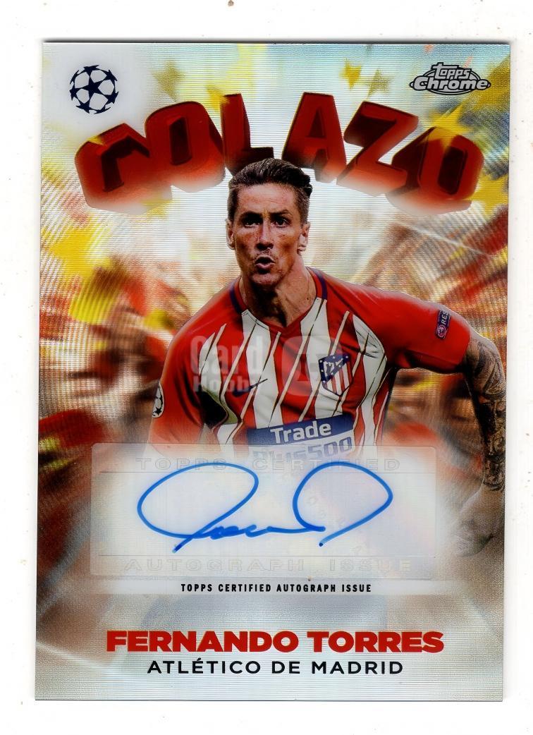 2023 Topps Chrome Fernando Torres 【来拆波卡】欧冠 马竞 费尔南多托雷斯 Golazo特卡 银折 签字 99编 疾风