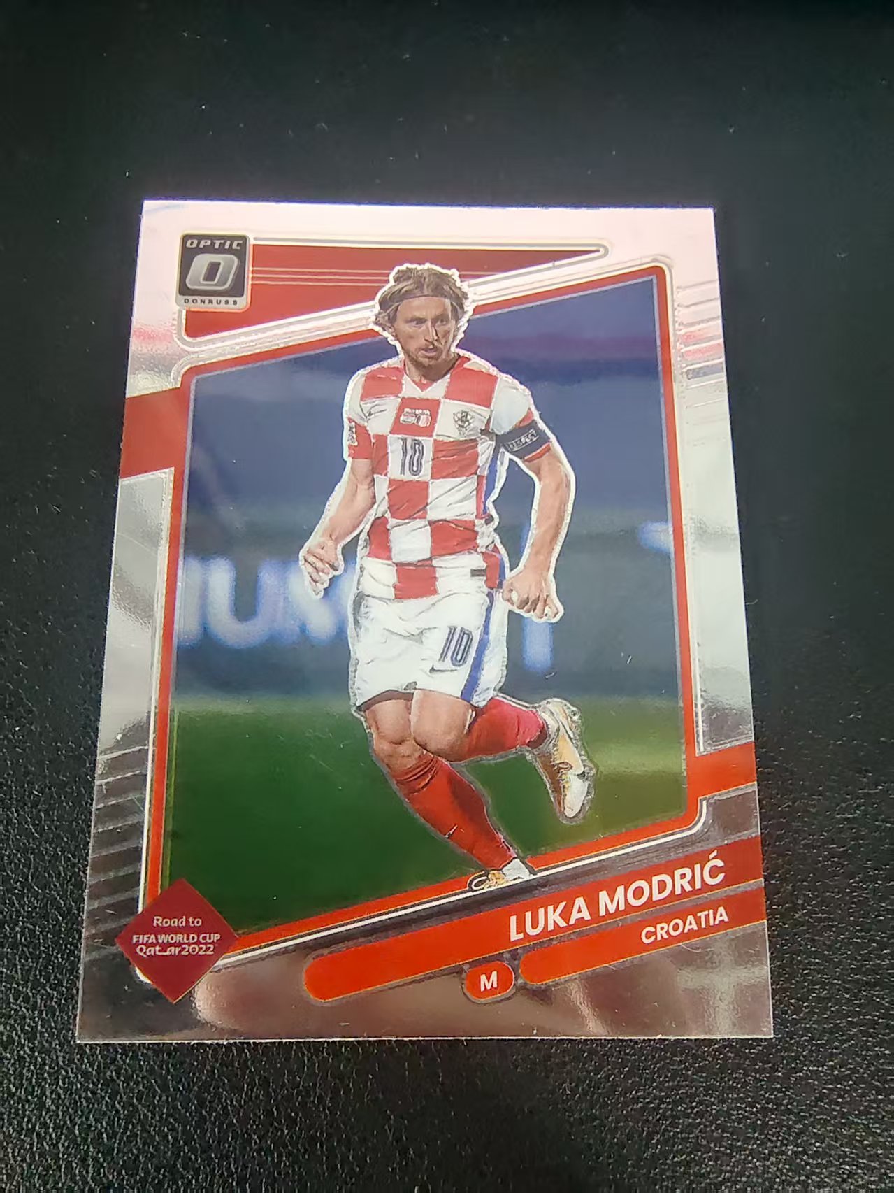 【可合并,不累计】2021-22 Panini Donruss Luka Modric 莫德里奇 克罗地亚 杜蕾斯 世界杯 划痕 边角瑕疵 #37