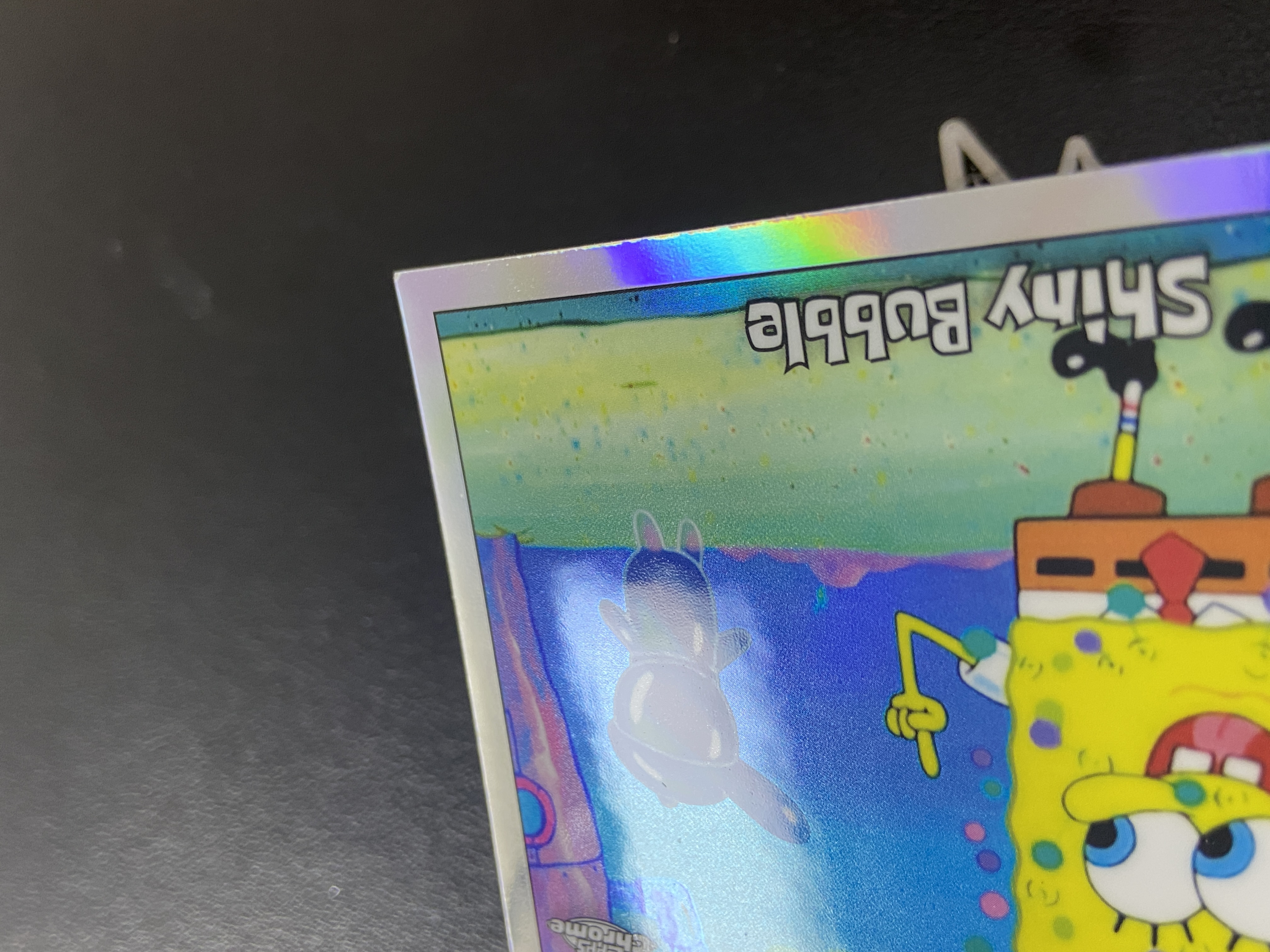 【暴怒代卖】2025 Topps Chrome 海绵宝宝 SpongeBob 25周年 元年 TC Shiny bubble 海绵宝宝 剧情卡 银折 收藏必备 瑕疵如图|暴怒汤白F6