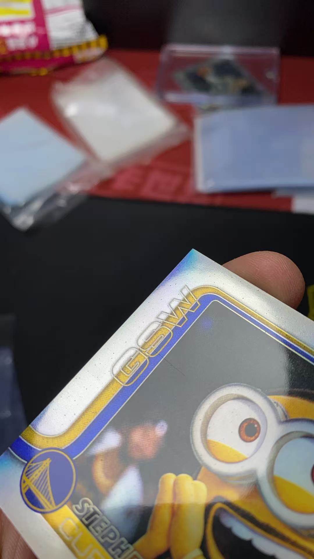2025-26 Topps Chrome Update Stephen Curry 【TheOne】斯蒂芬 库里 勇士 TCU 银折 MinionFractor 小黄人 超大比例 SSP#2【十块钱】