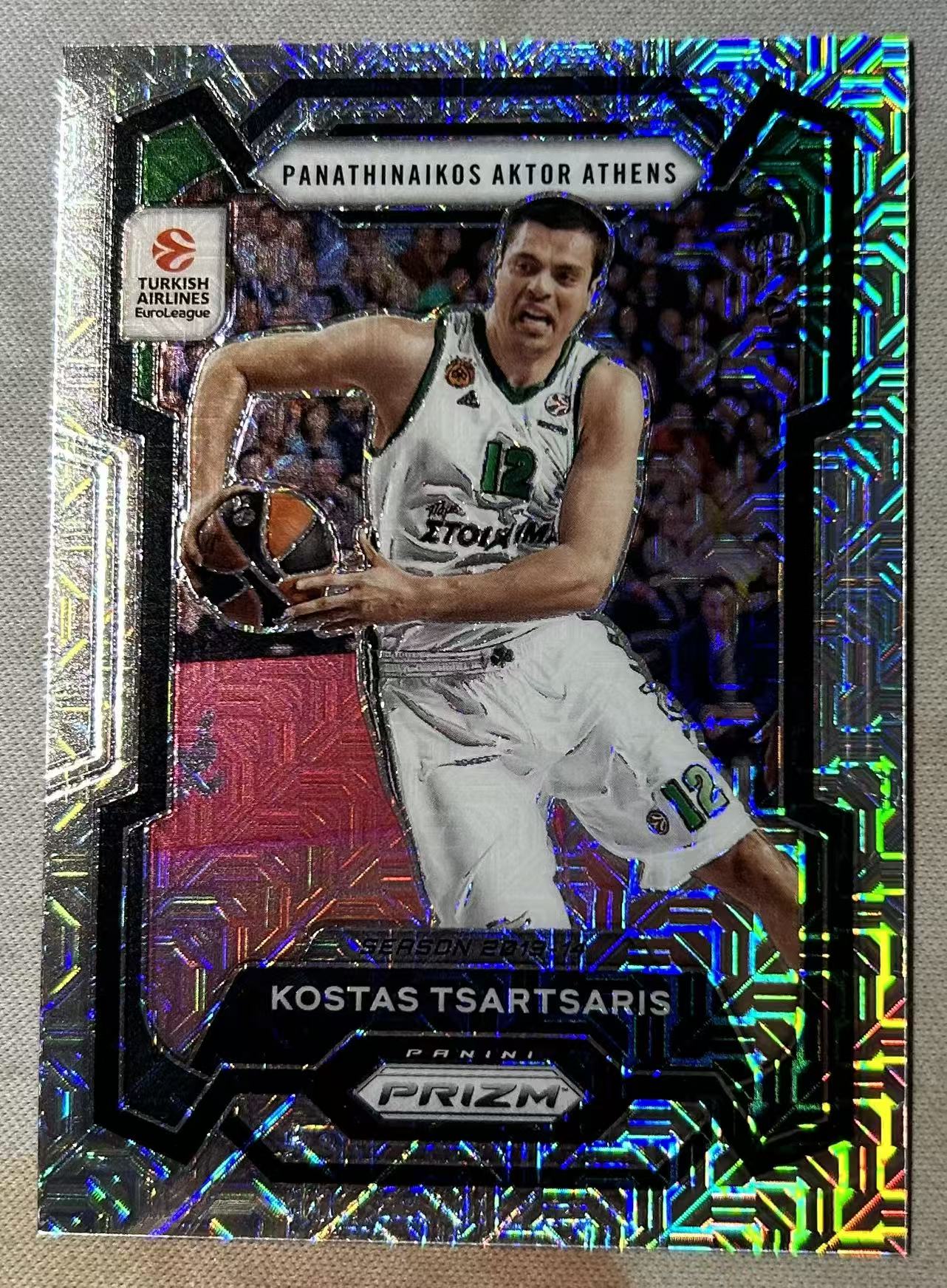 2023-24 Panini Prizm KOSTAS TSARTSARIS PZ 科斯塔斯 泰沙迪亚斯 25编 mojo折 欧洲杯 欧洲联赛 折射 特卡 卡品如图 收藏必备
