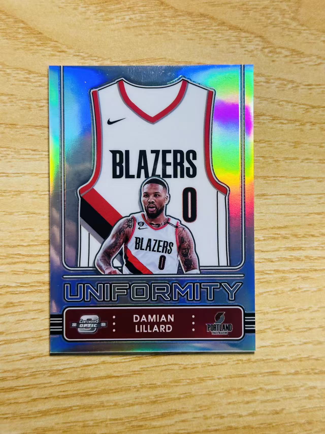 2022-23 Panini Contenders Optic Damian Lillard 嘿嘿代卖 球票 op 小背心 利拉德 银折 开拓者 收藏必备