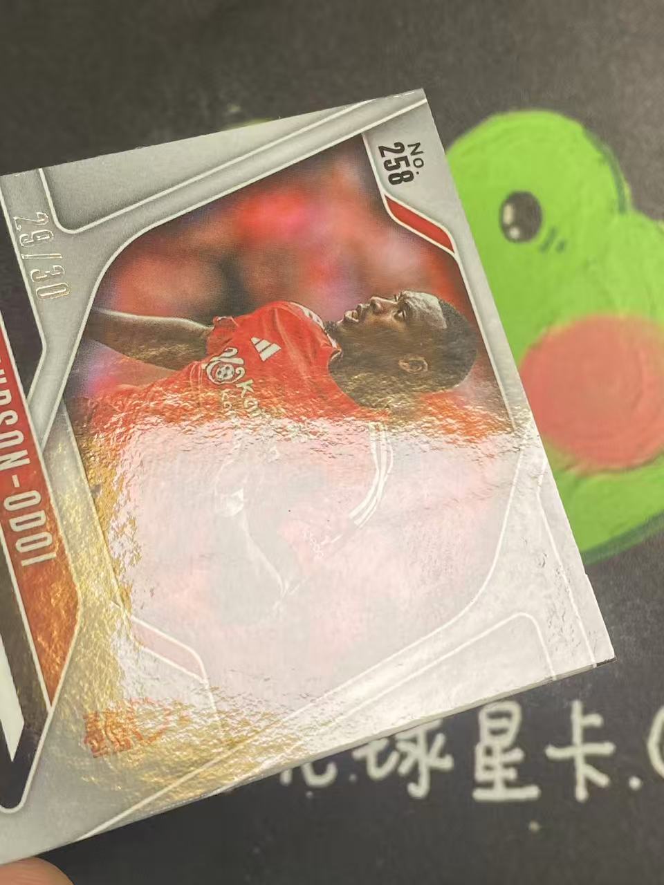 2024-25 Panini Prizm Callum Hudson-Odoi 英超PZ 诺丁汉森林 奥多伊 30编 低编 红折 微瑕如图【ZYP代拍】Z586