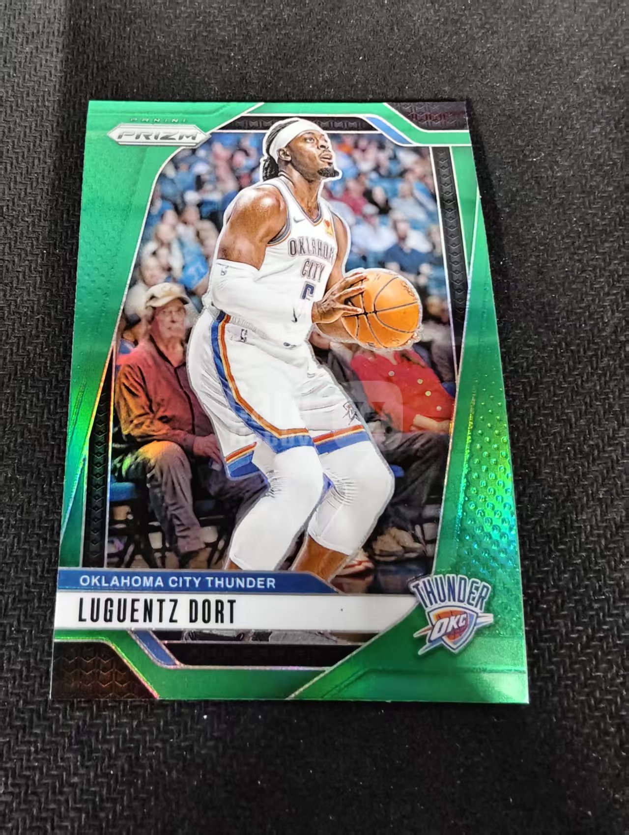 2024-25 Panini Prizm Luguentz Dort 卢根兹 多特 雷霆 绿折 PZ 划痕 边角瑕疵 #119