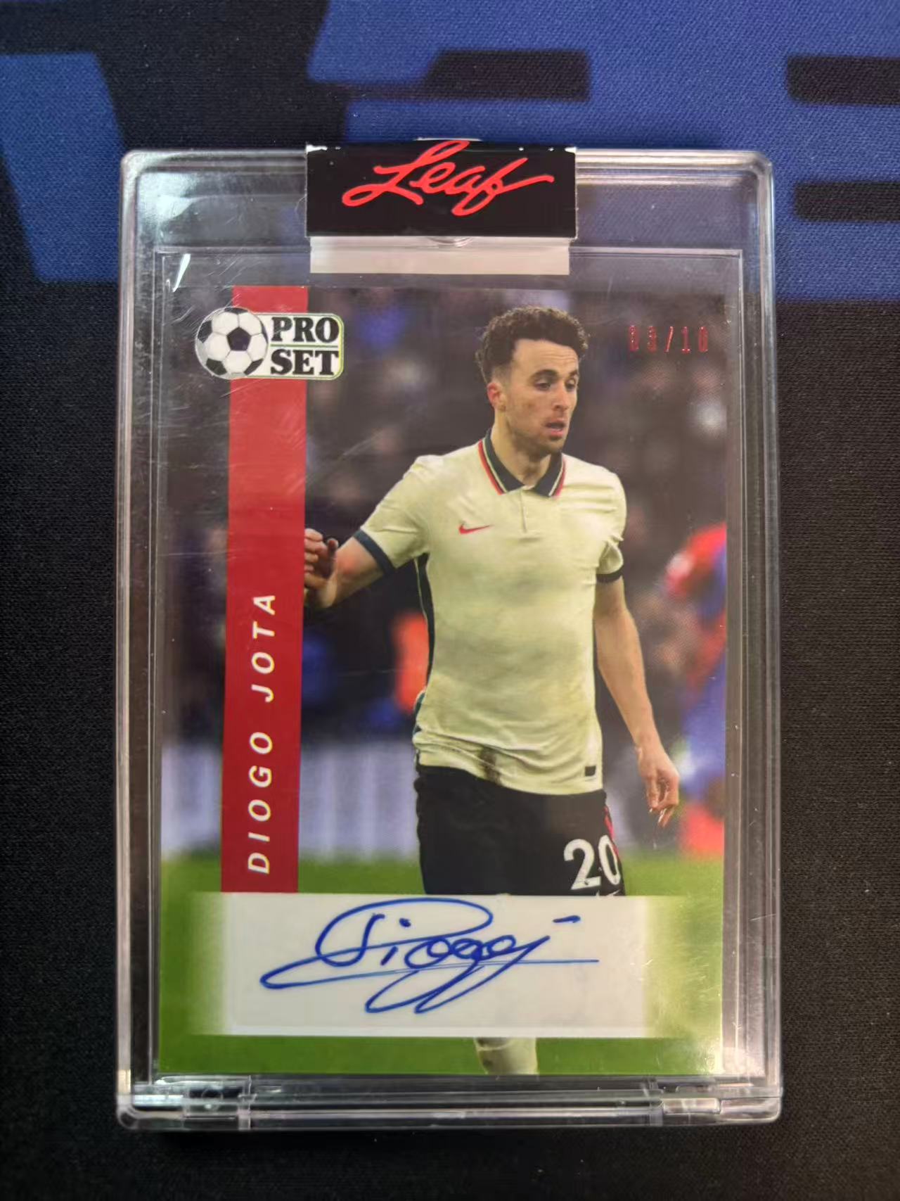 2022 Leaf LEAF 若塔 葡萄牙 利物浦 前锋 若塔 JOTA 绝版 限量 10编 签字 签名卡 原封砖