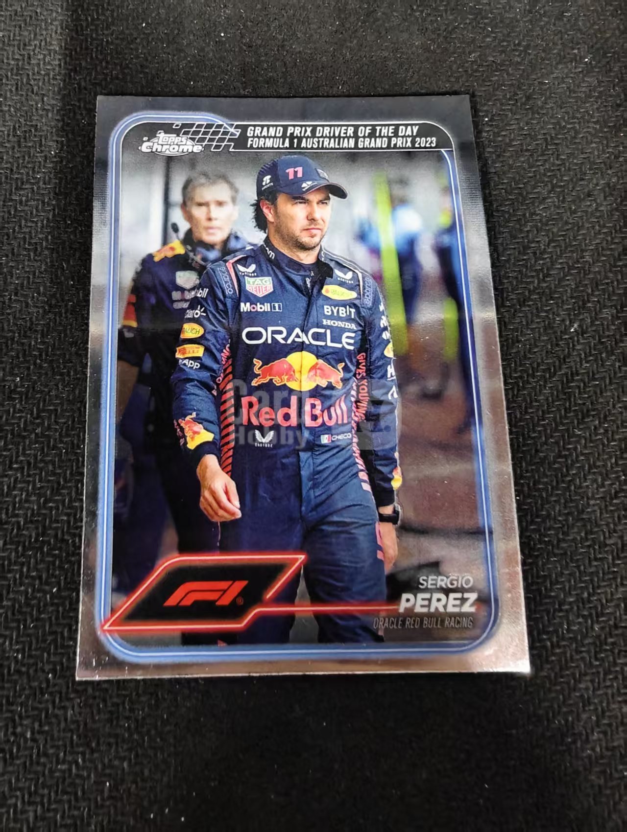 2024 Topps Chrome F1 Sergio Perez 红牛车队 塞尔吉奥 佩雷兹 划痕 边角瑕疵 #161
