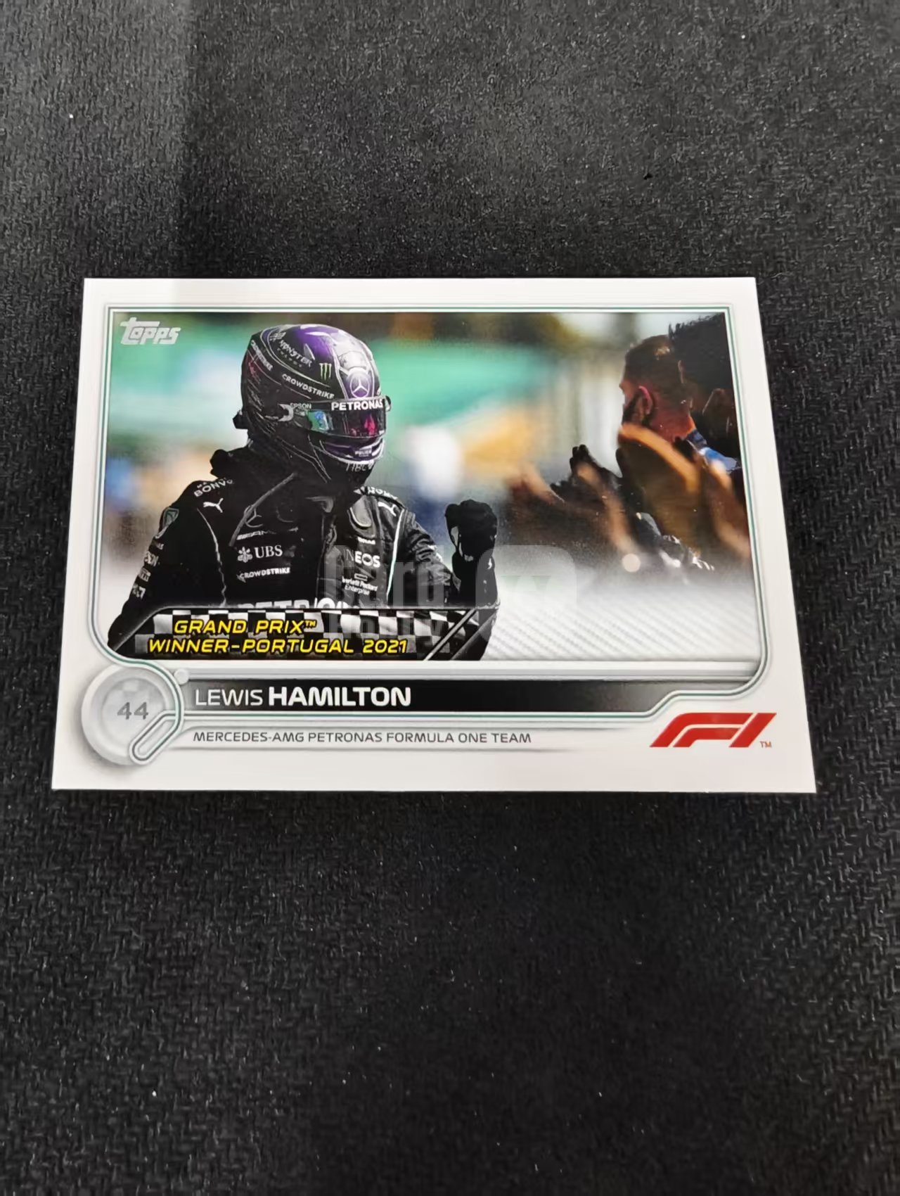 2022 Topps Chrome F1 Lewis Hamilton 刘易斯 汉密尔顿 AMG梅赛德斯奔驰 划痕 边角瑕疵 @153