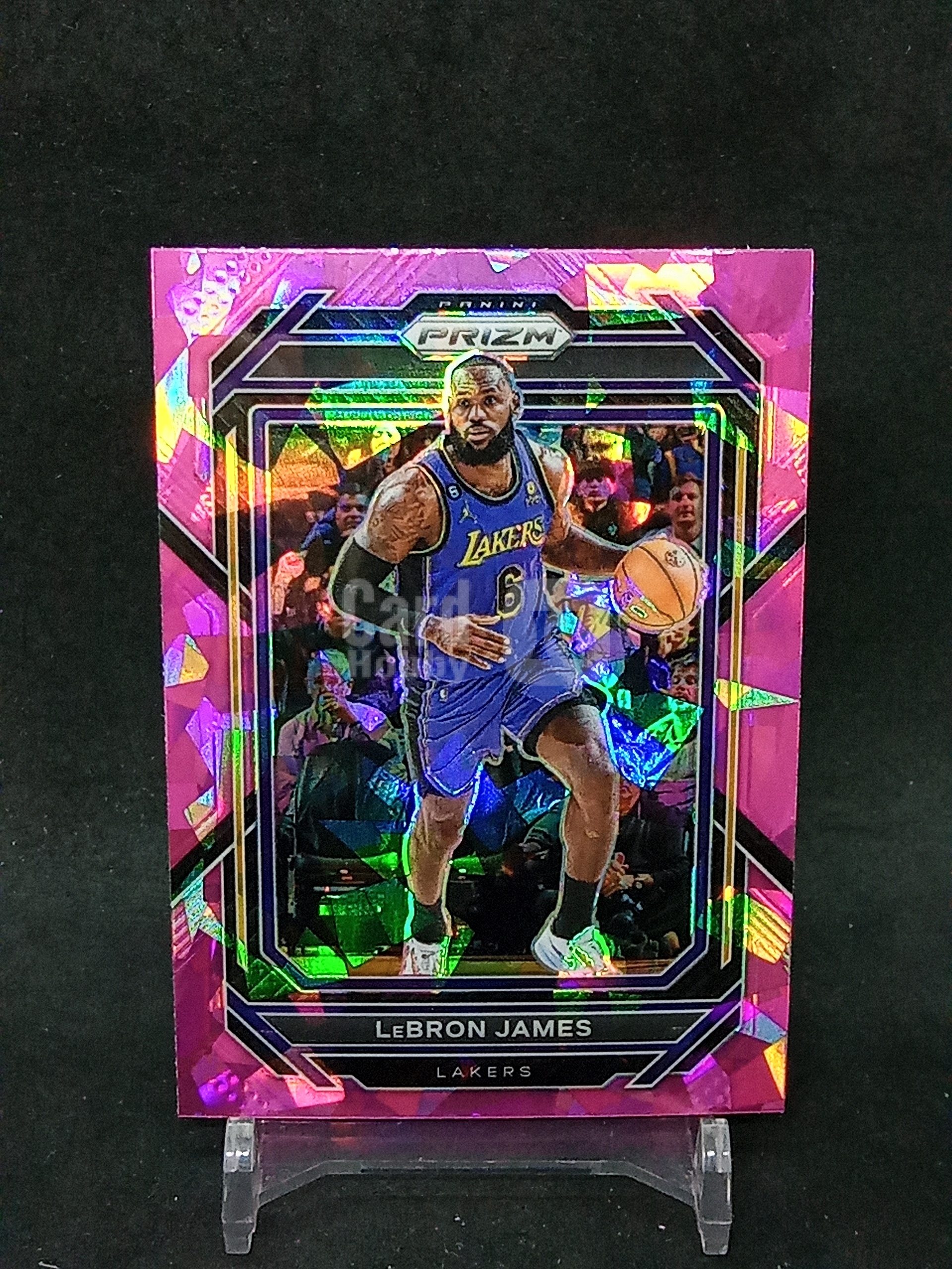 【DC拍卖】10.17 2022-23 Panini Prizm #134 LeBron James 勒布朗詹姆斯 湖人 粉碎冰粉碎冰折射球星卡