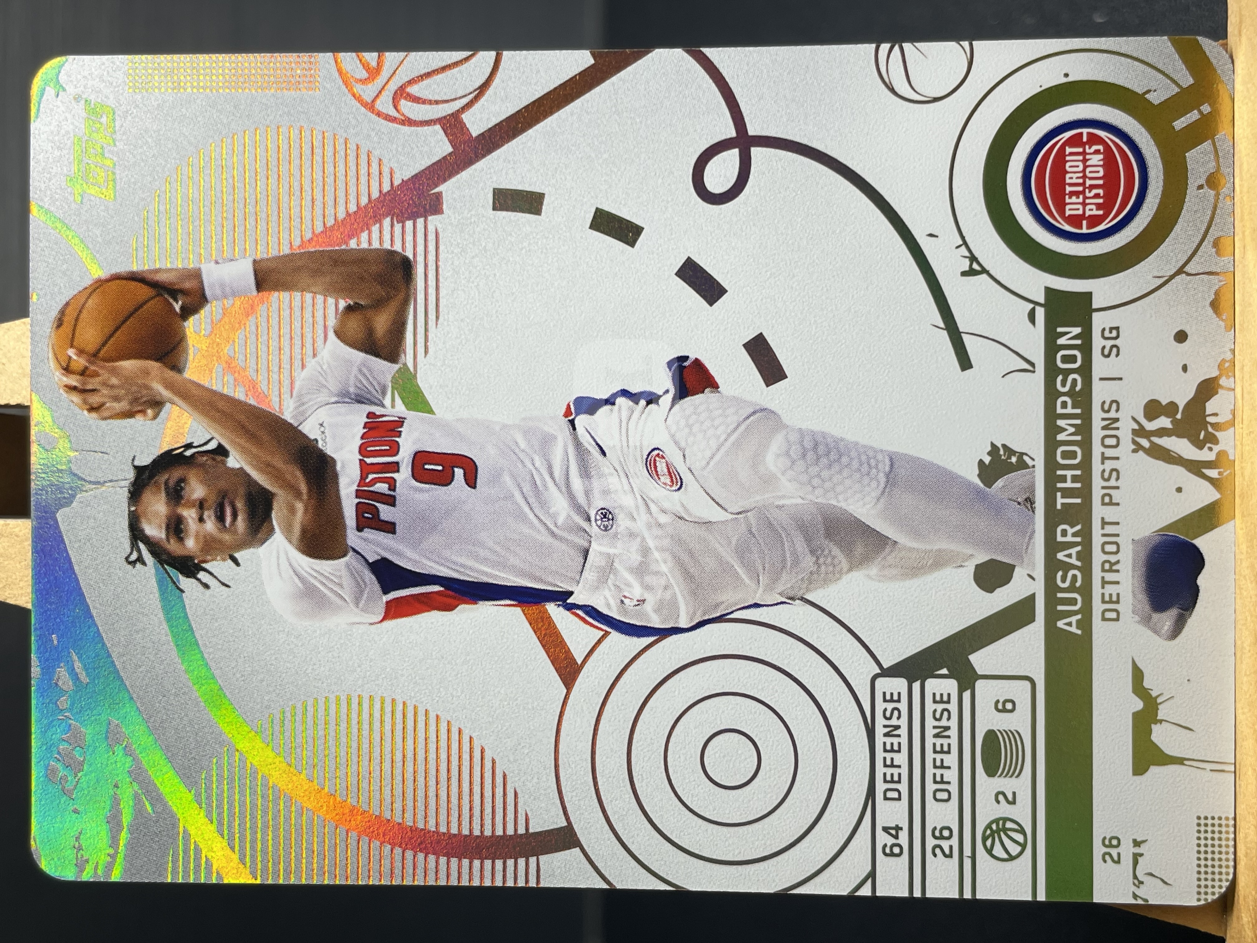 (T3) 2025 TOPPS 折射   奥萨尔 汤普森 活塞    实卡好看 收藏凑套必备 卡品如图！！！