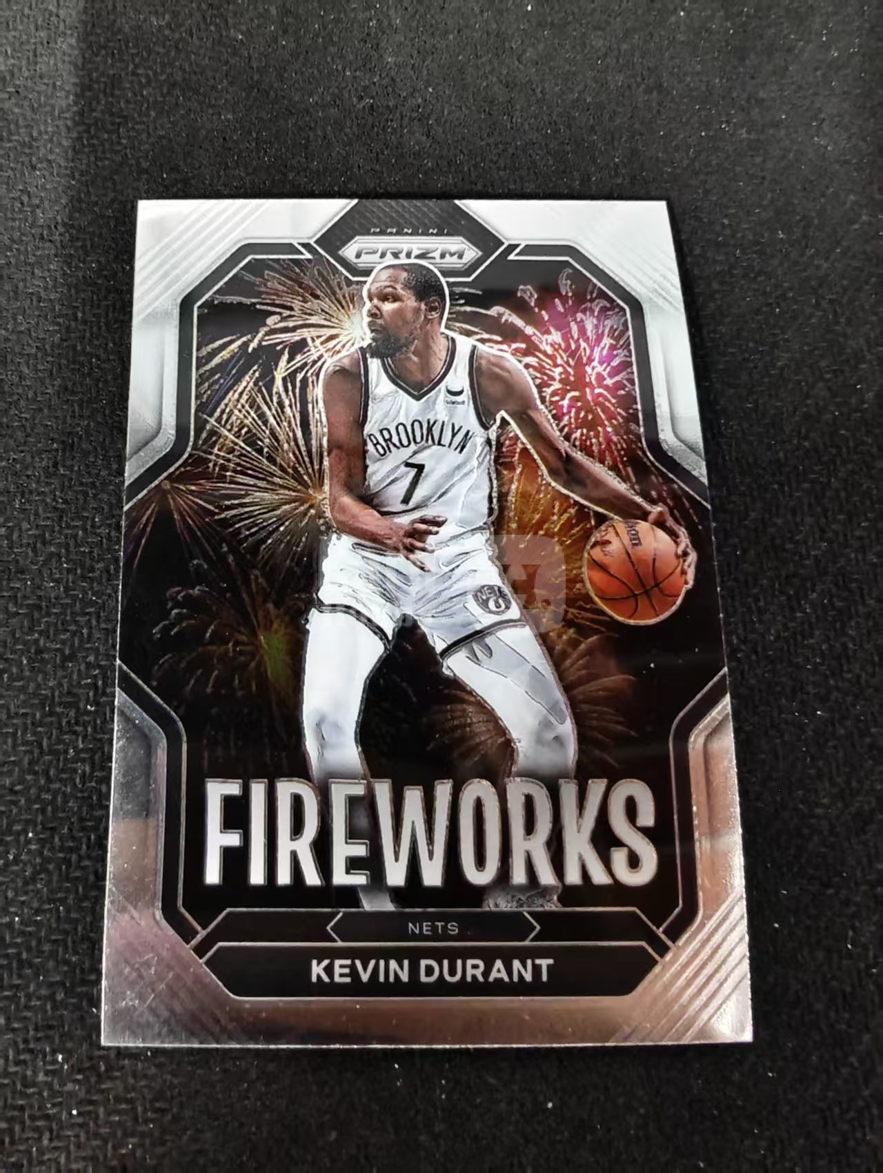 【可合并,不累计】2022-23 Panini Prizm Kevin Durant 篮网 死神 凯文 杜兰特 烟花特卡 PZ 不保卡品 介意勿拍 #9