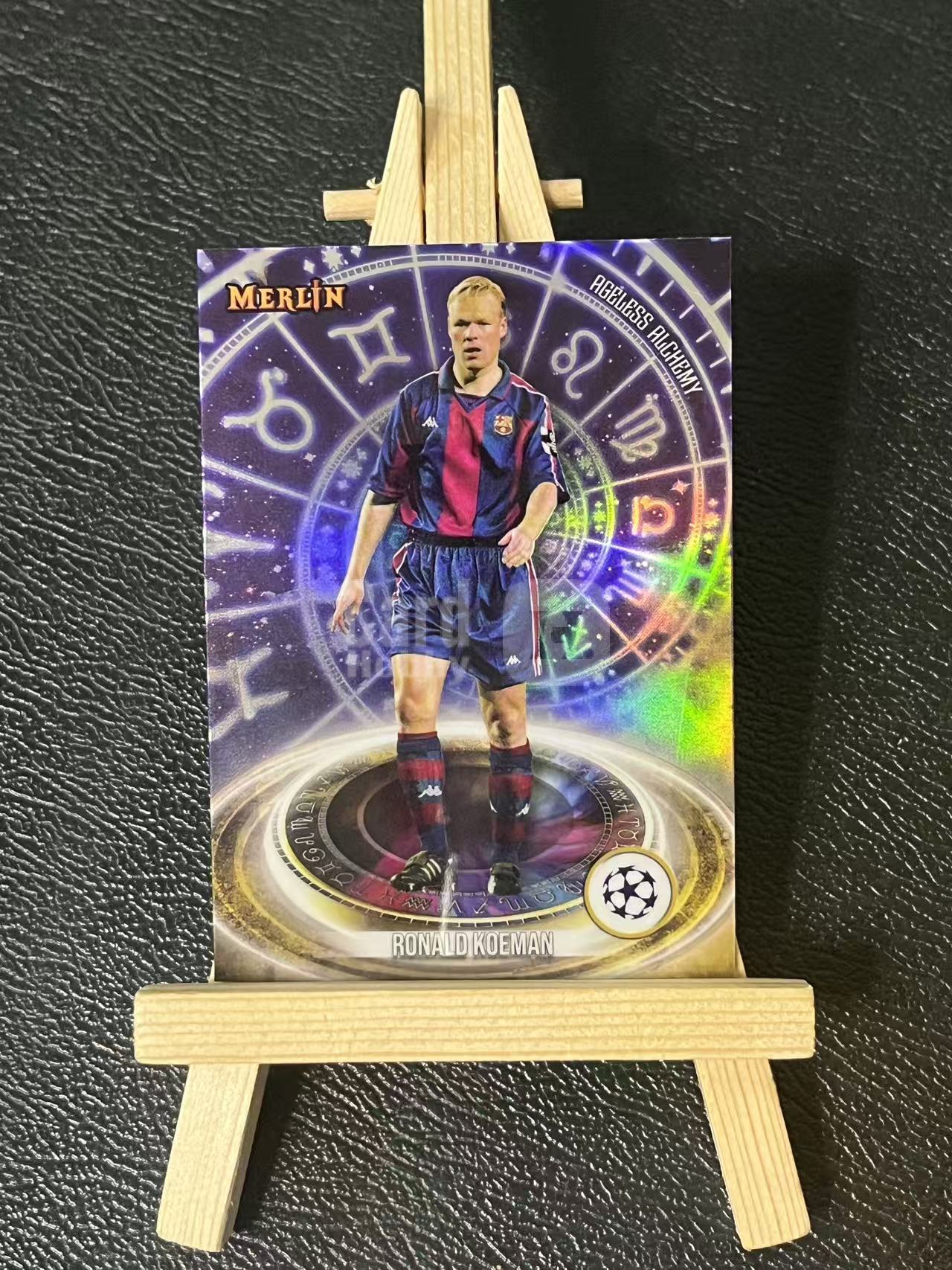 2024 Topps merlin ronald koeman 罗纳德 科曼 巴萨 特卡 欧冠 梅林 银折 实卡精美 卡品如图 LZ5