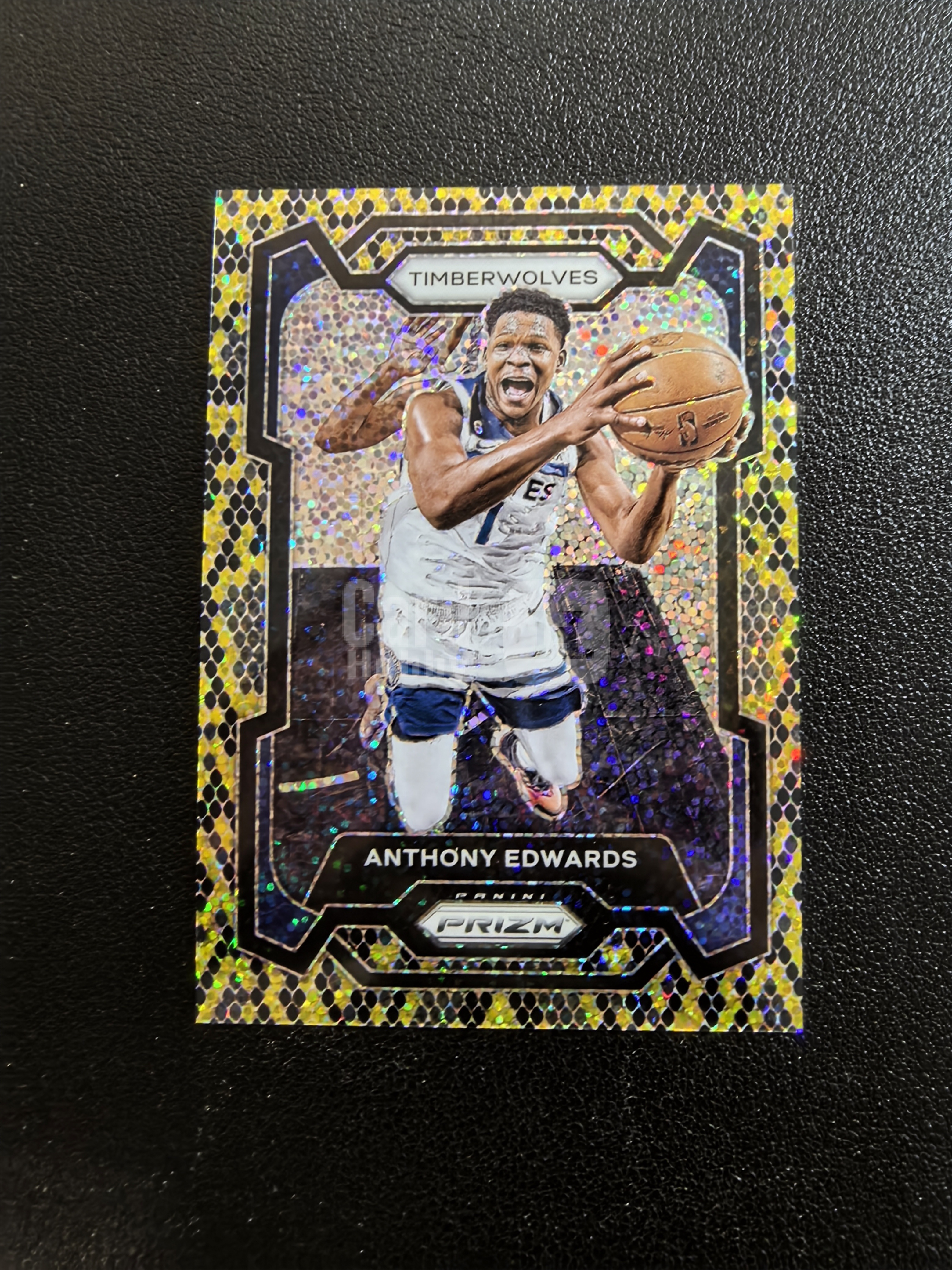 2023-24 Panini Prizm Anthony Edwards PZ 森林狼 华子 安东尼爱德华兹 王蛇折 蛇皮折 折射 微瑕 实卡精美 卡品如图 流浪