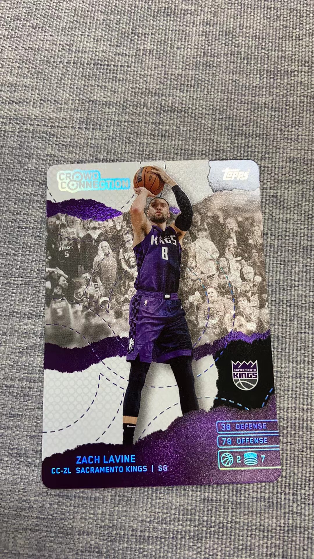 2025 Topps NBA MATCH ATTAX ZACH LAVINE 扎克 拉文 游戏版 硬通货 凑套必备 收藏必备