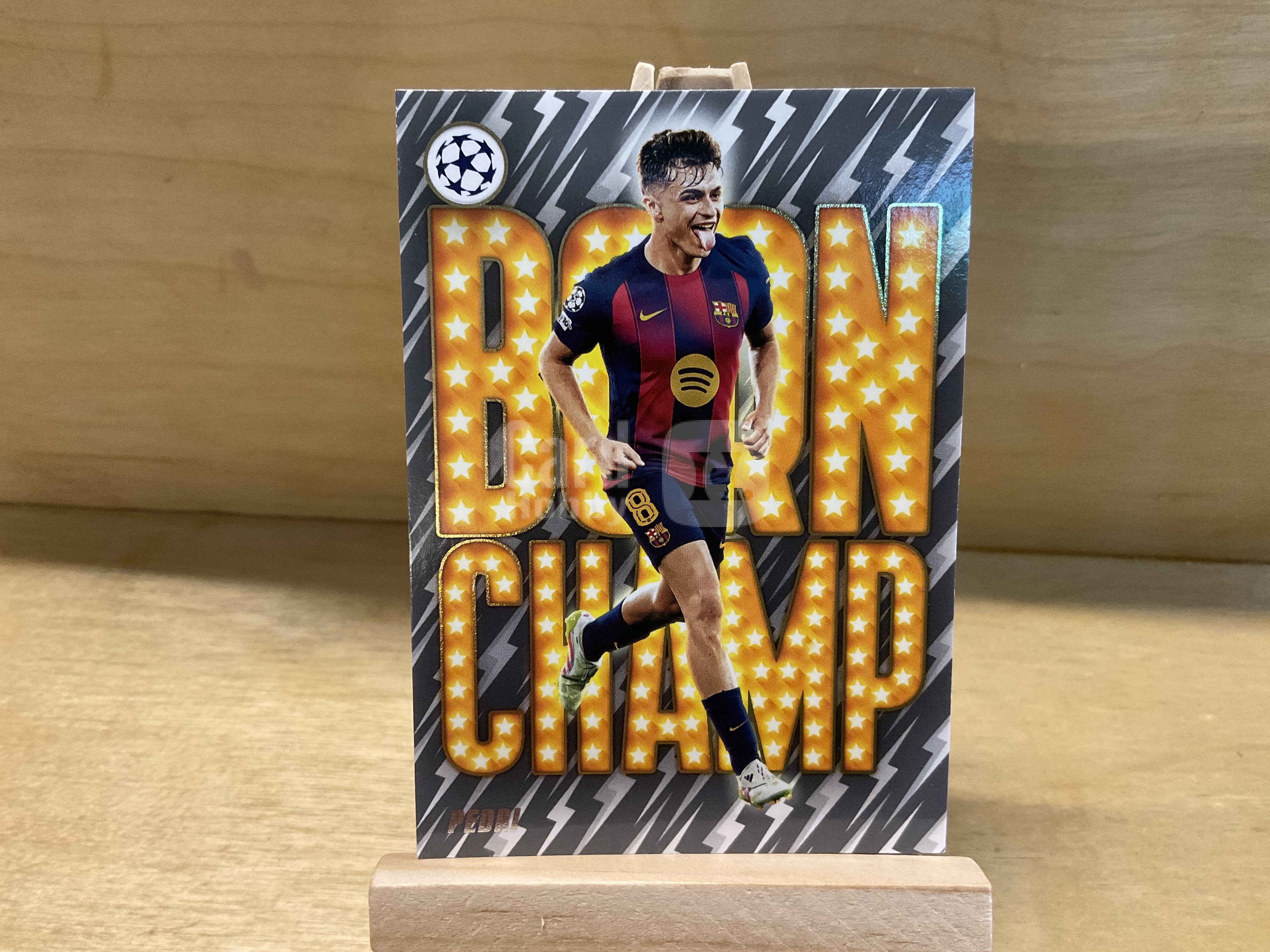 2026 Topps Topps Pedri 2026 topps UCC欧战系列 巴萨 佩德里Pedri BORN CHAMP特卡