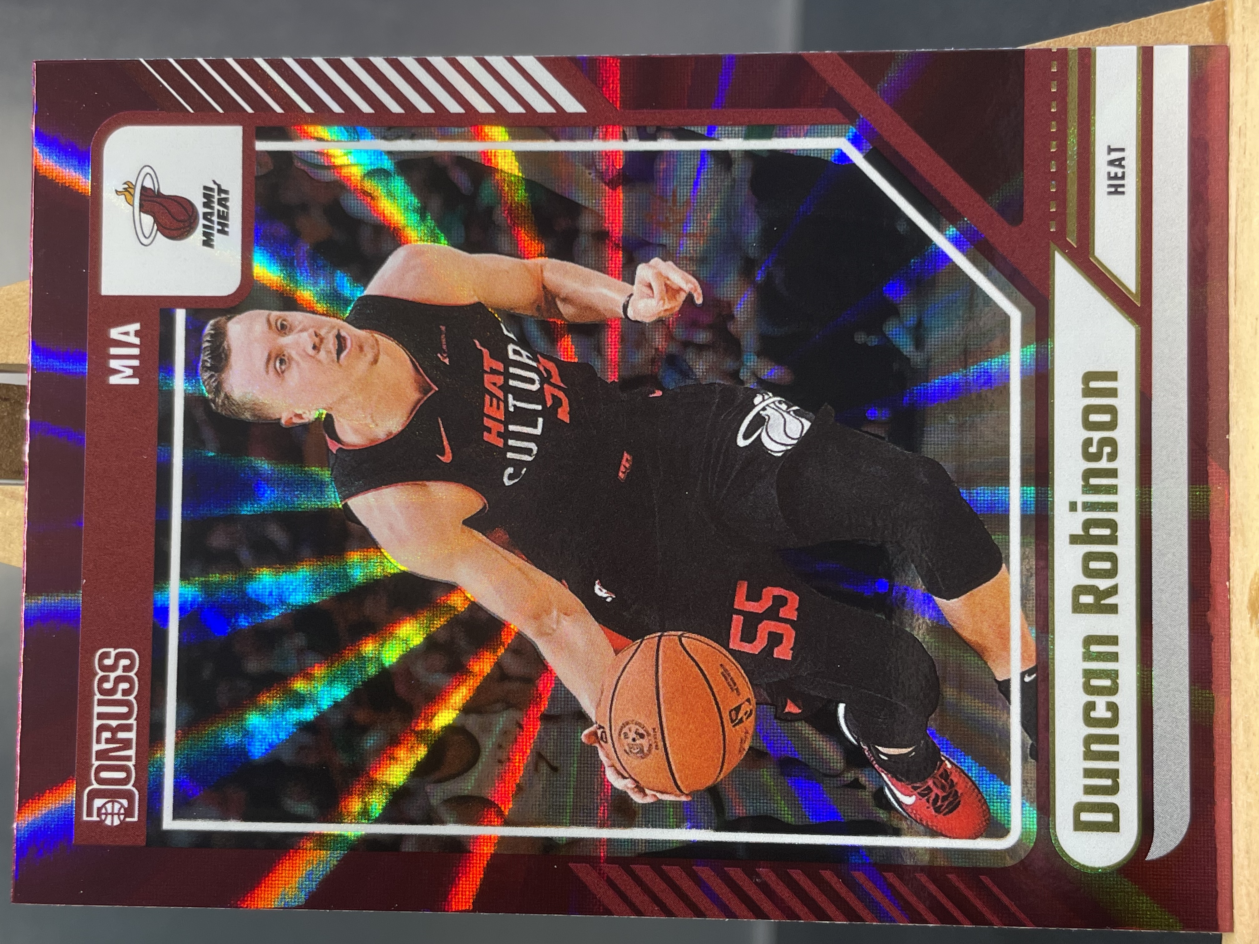 (B8) 2024-25 PANINI 杜蕾斯 系列 邓肯 罗宾逊  热火  实卡好看 收藏凑套必备 卡品如图 ！！！