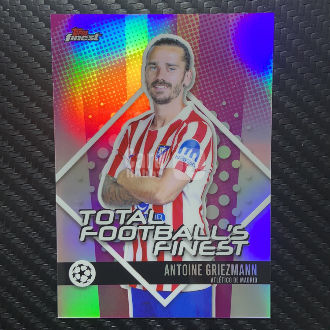 2025-26 Topps Finest 卡品如图(一哥) Antoine Griezmann 格列兹曼 法国 马竞 巴萨 大比例 折射 tff 全攻全守特卡 Total Football's Fin