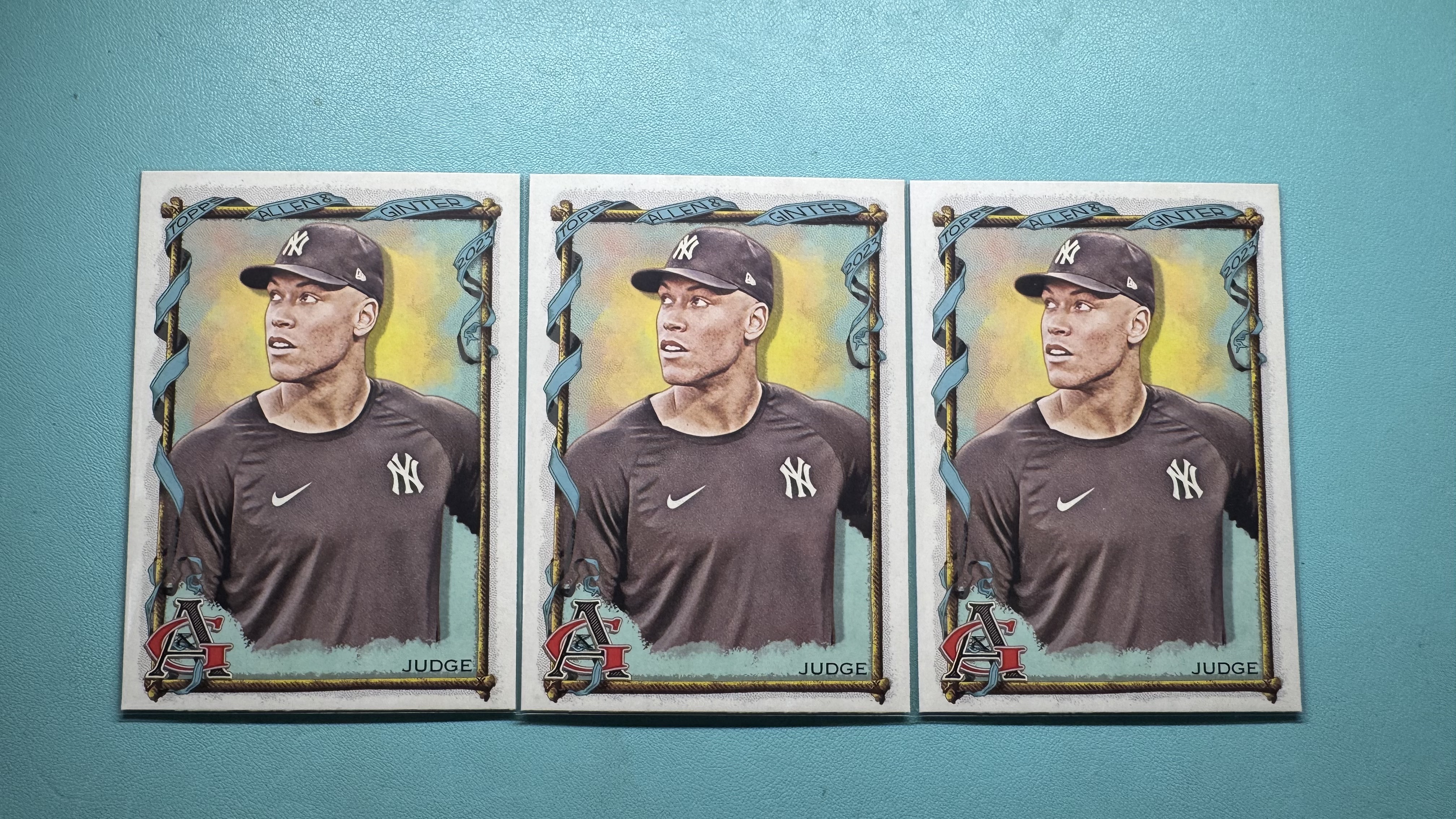 2023 Topps Allen & Ginter Aaron Judge 法官 阿隆贾奇 全明星MVP base 变化版 #300编号以上SSP 凑套收藏必备 实卡好看 一图打包